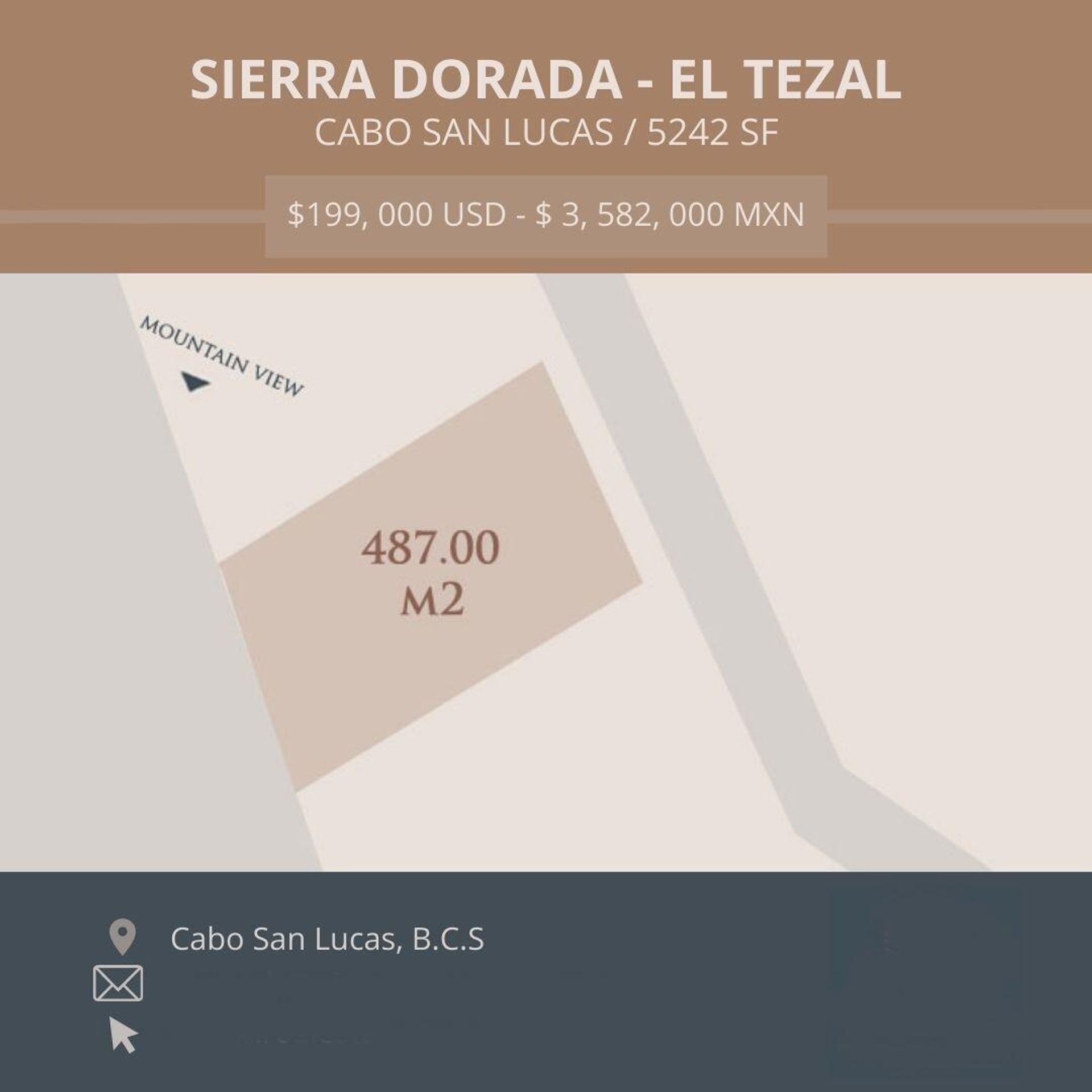 Land in Cabo San Lucas, Baja California Sur 12015529