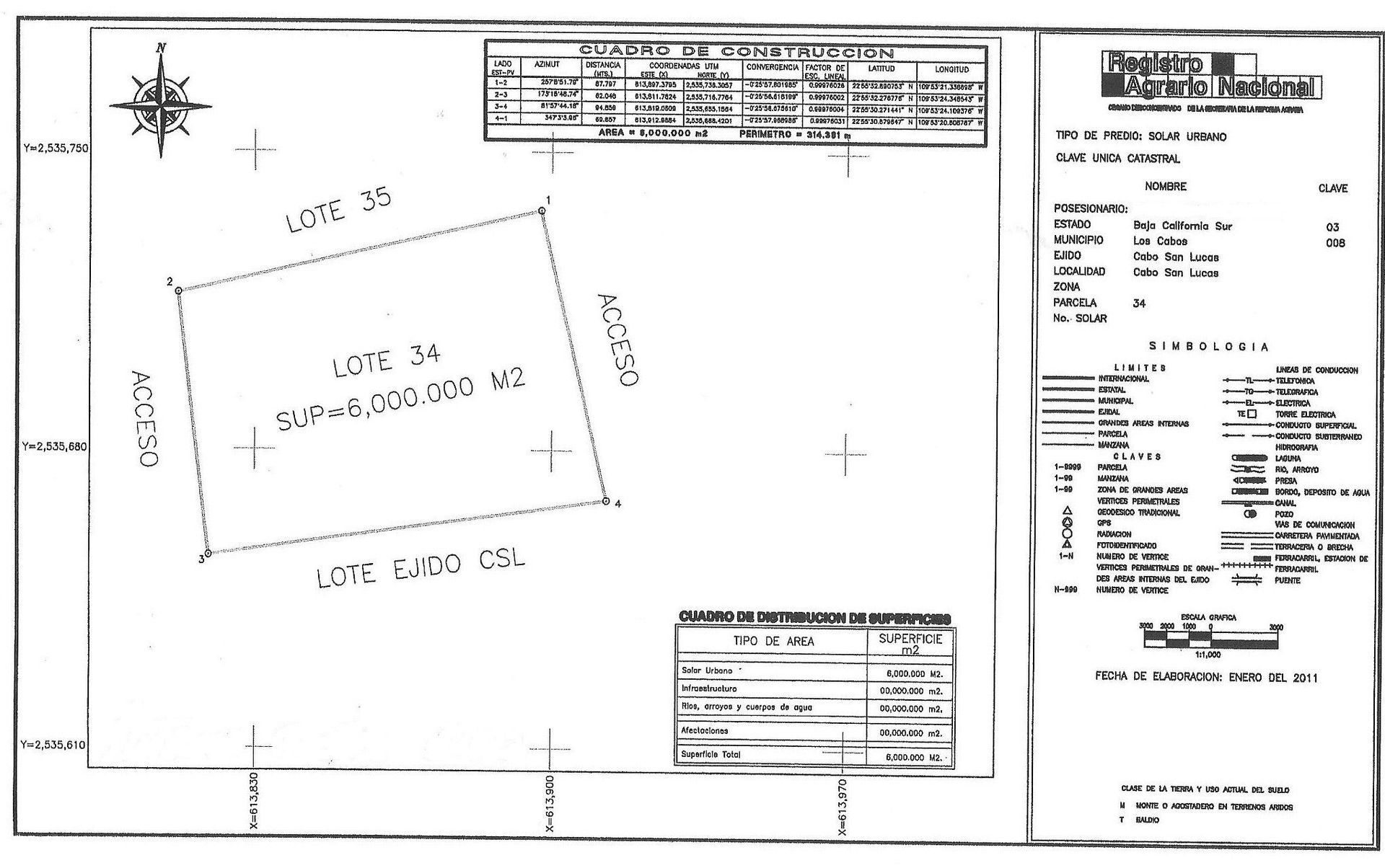 Land i Cabo San Lucas, Boulevard Paseo de la Marina 12015535