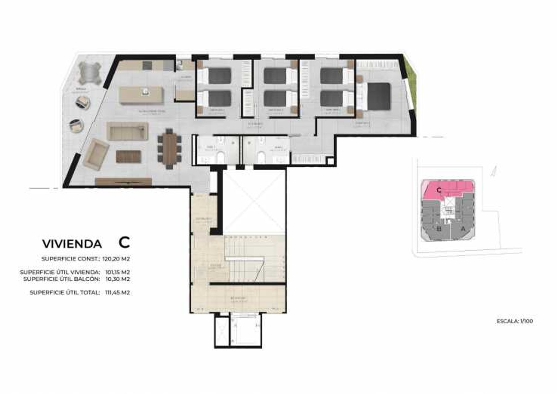 Kondominium w Águilas, Región de Murcia 12021665