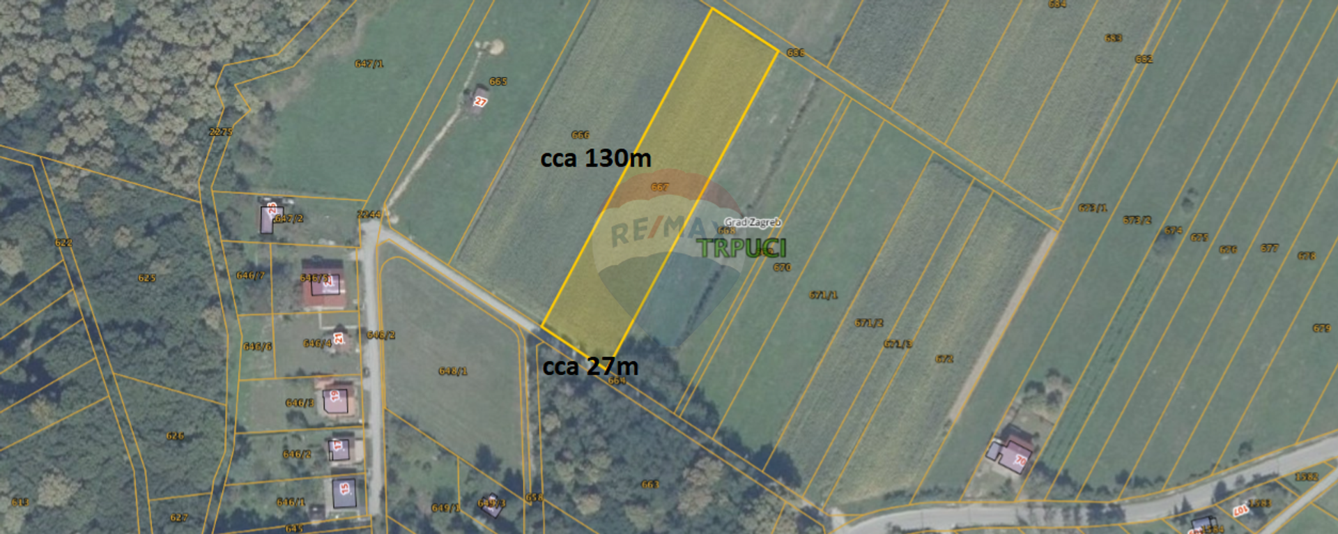 Land in Donji Trpuci, Zagreb, grad 12032960