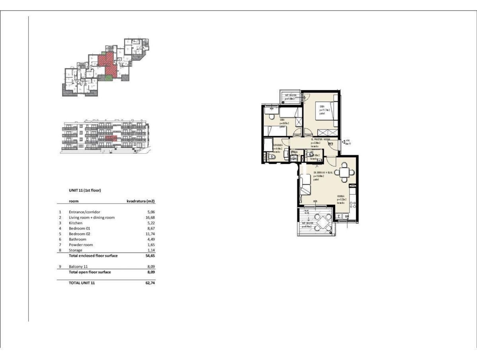 Condominium in Trogir, Splitsko-Dalmatinska Zupanija 12038001