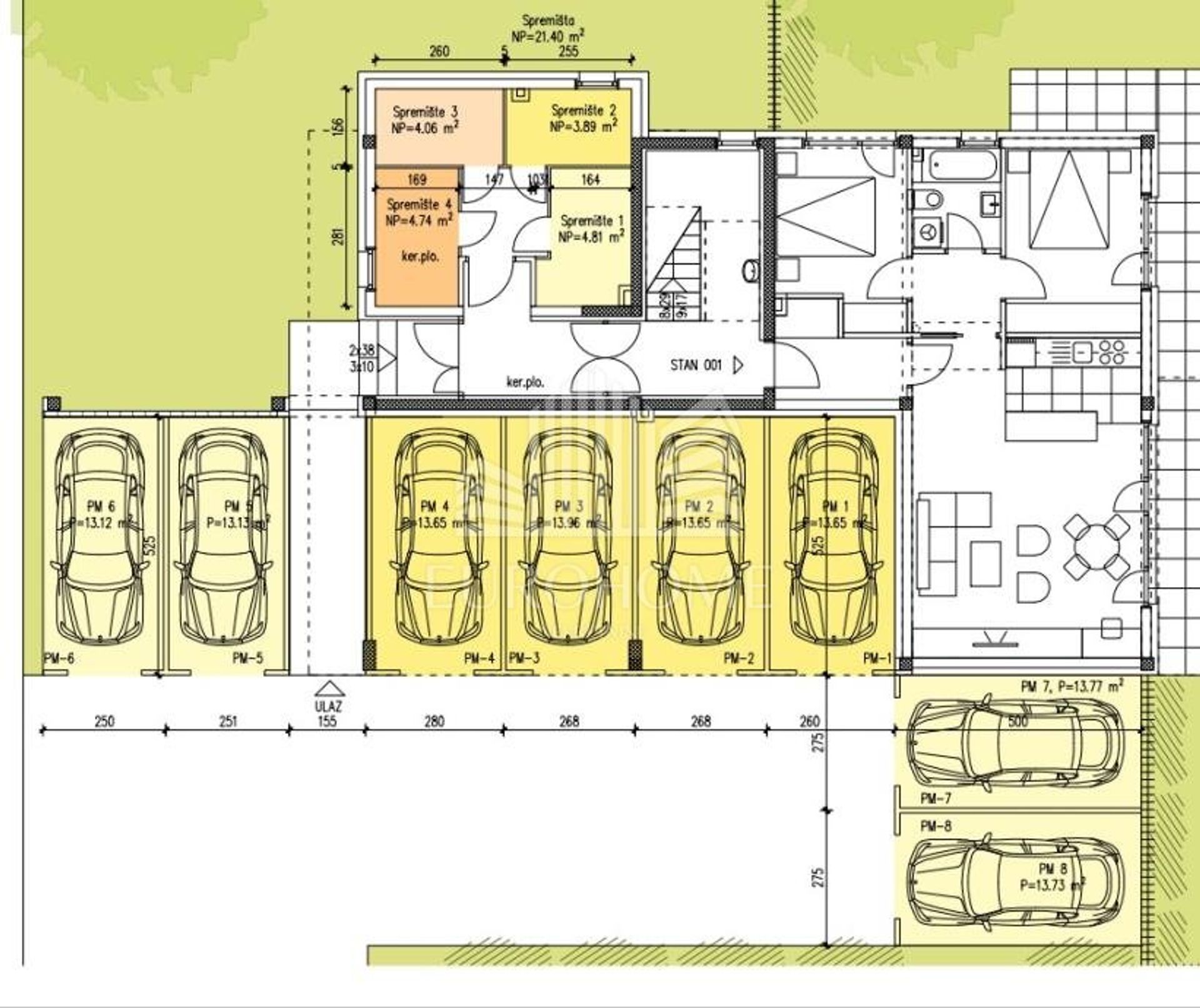 Kondominium w Hrasce Turopoljsko, Zagreb, Grad 12044108