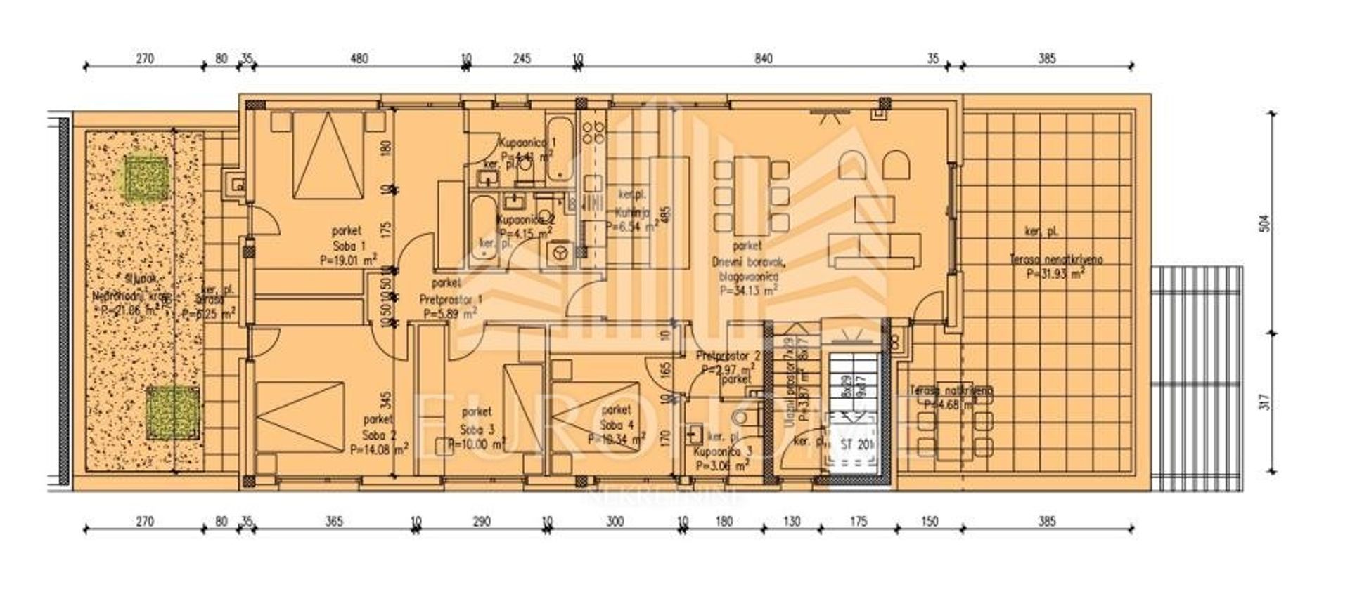 Kondominium w Hrasce Turopoljsko, Zagreb, Grad 12044113