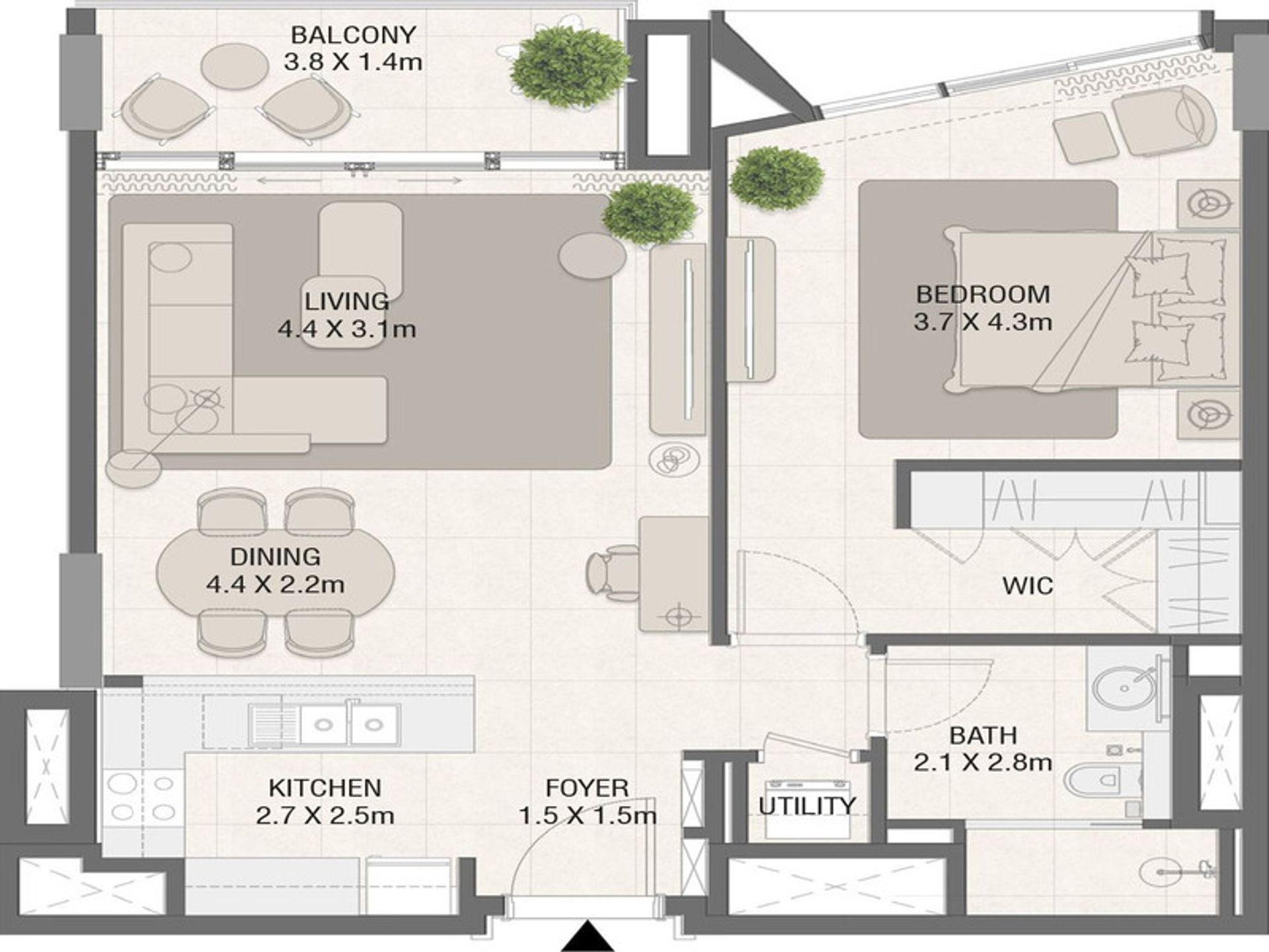 Condominio nel Dubai, Dubayy 12050435