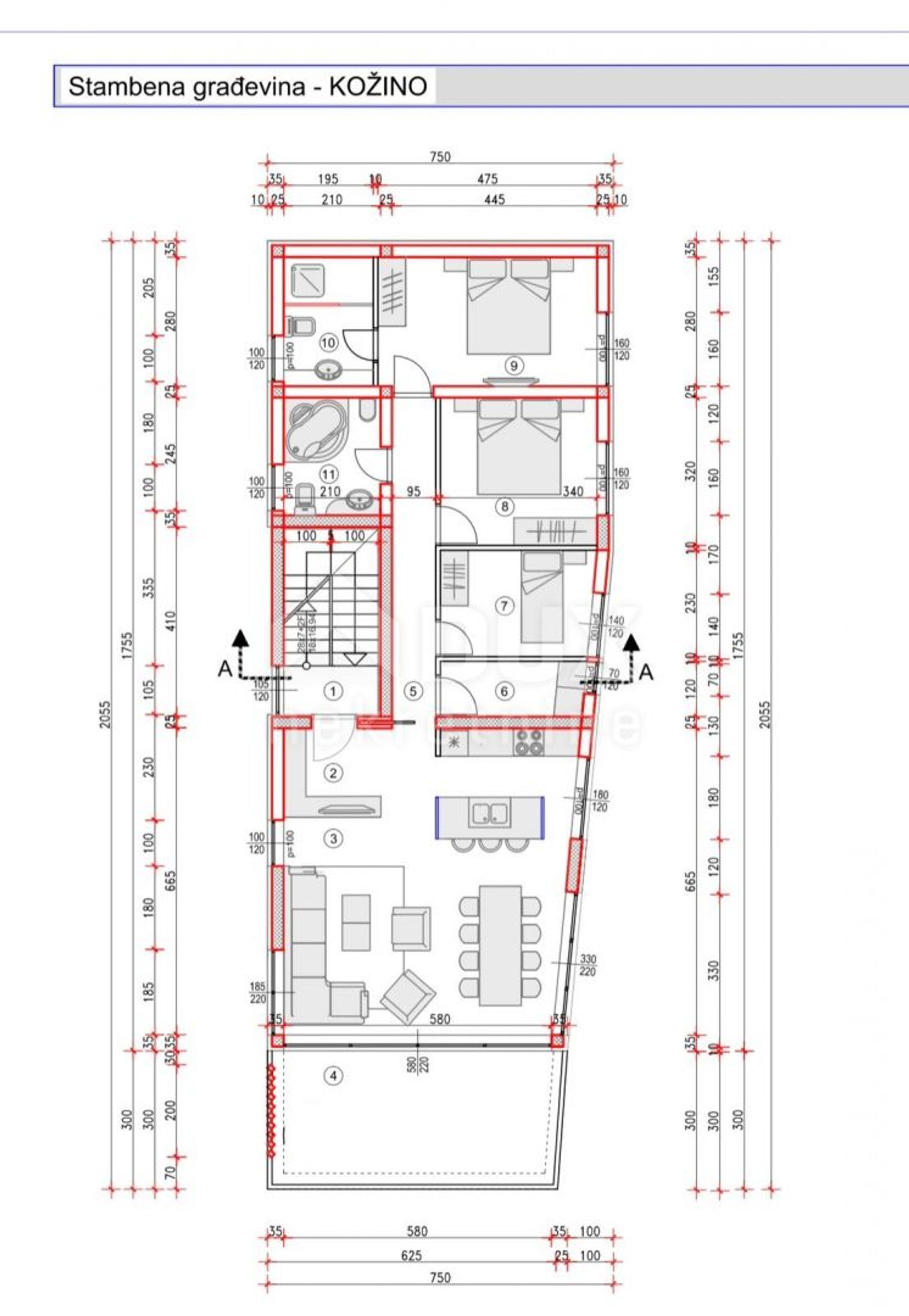 Condominio nel Kožino, Zadar County 12052049