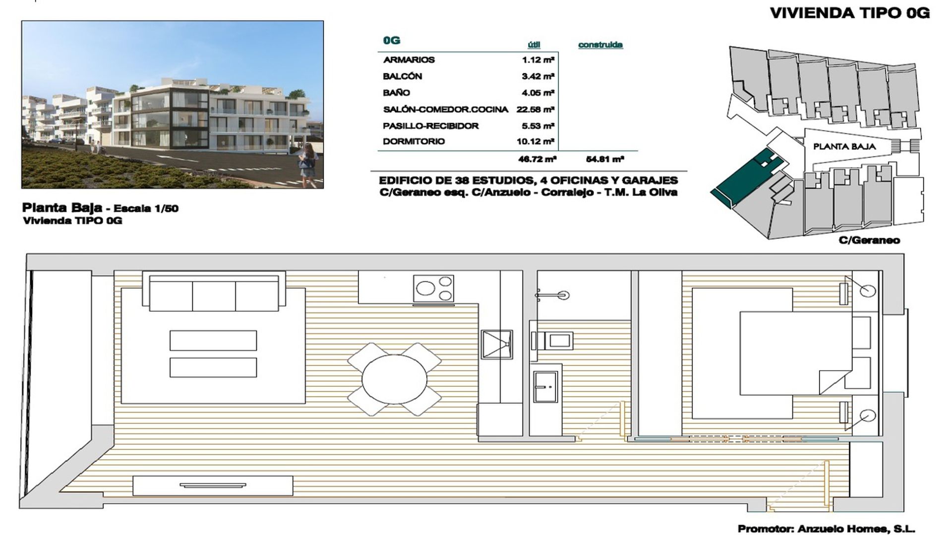 Kondominium di La Oliva, Pulau Canary 12071240