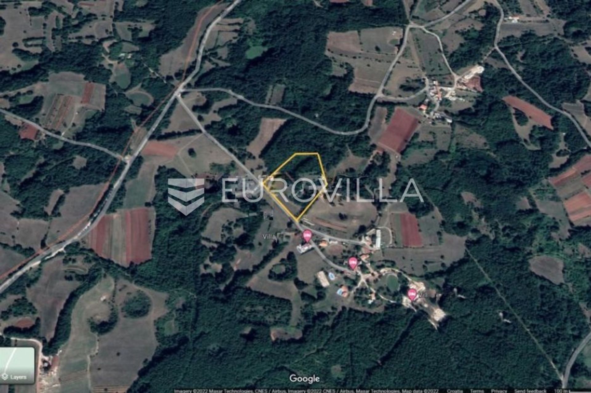 Land in Zminj, Istarska Zupanija 12086485