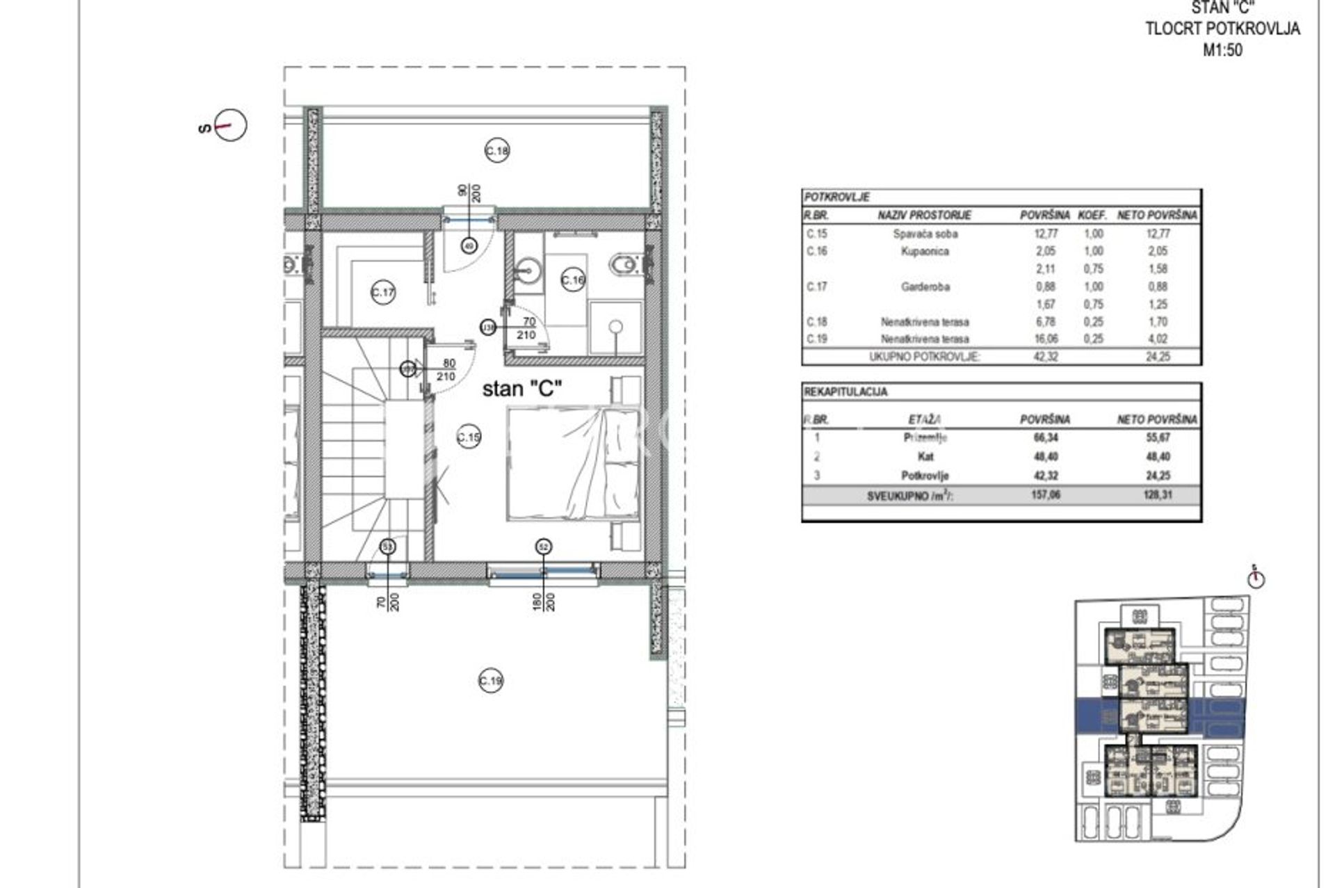 Condominium dans Poreč, Istarska županija 12086489