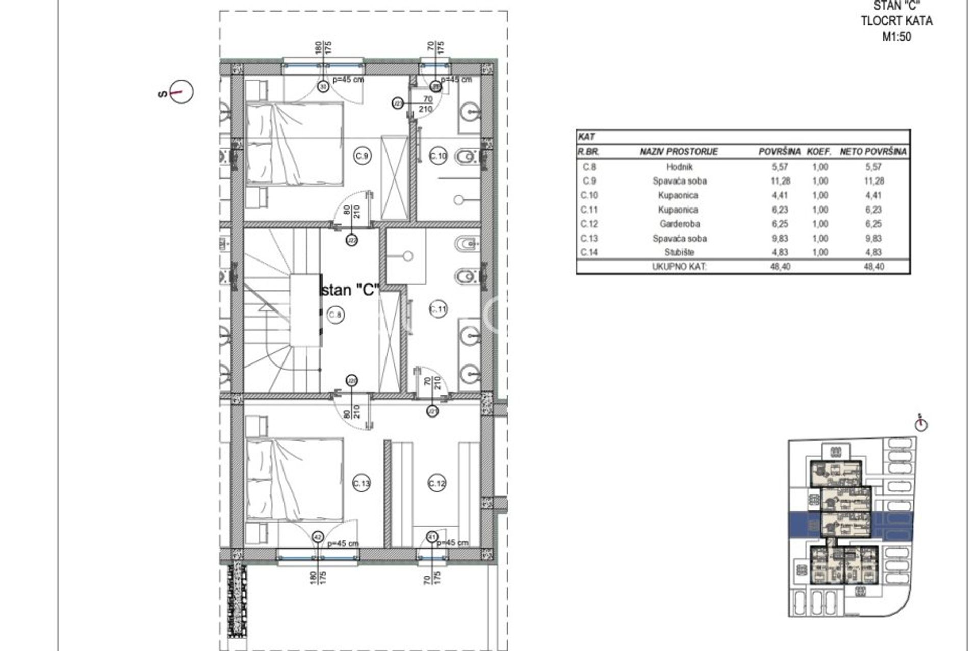 Condominium dans Poreč, Istarska županija 12086489