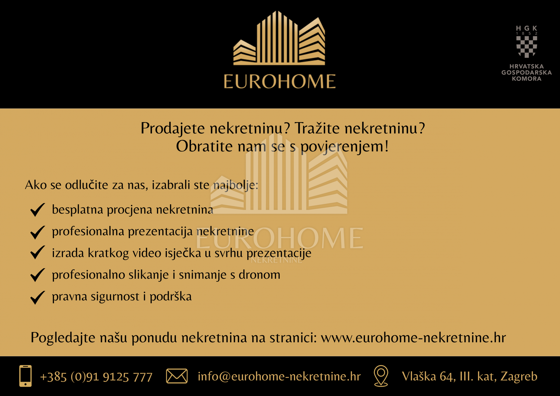 Condominium in Zagreb, City of Zagreb 12100877