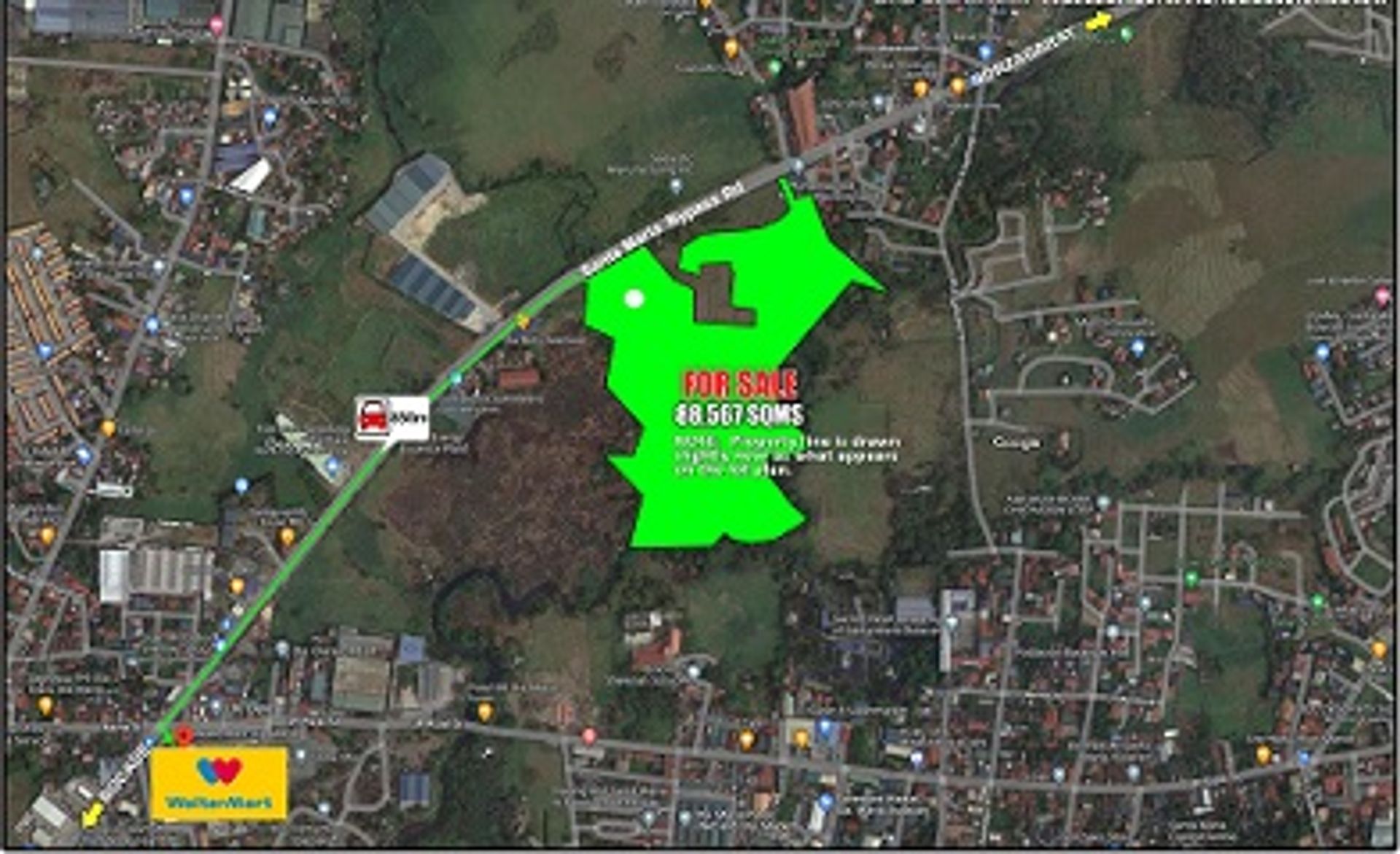 Land im Santa Maria, Bulacan 12122769