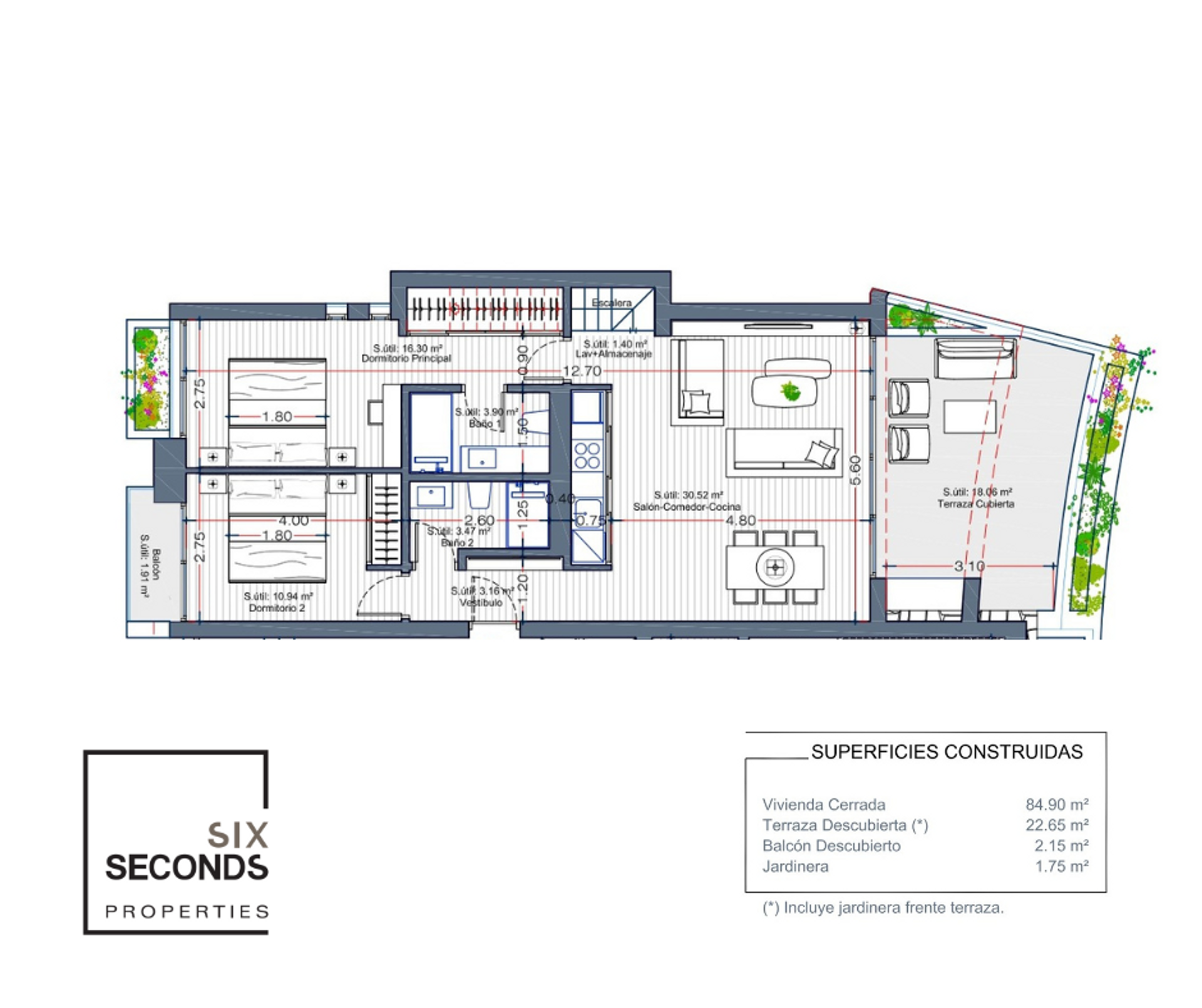 Kondominium w Atamaría, Región de Murcia 12138108