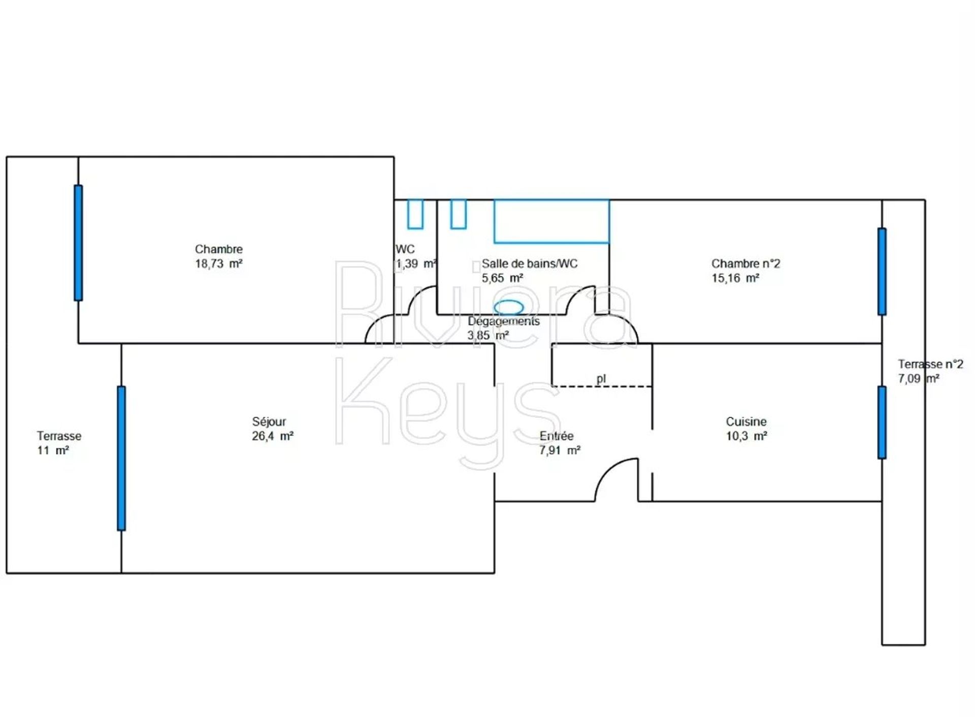 Kondominium dalam Nice, Alpes-Maritimes 12157739