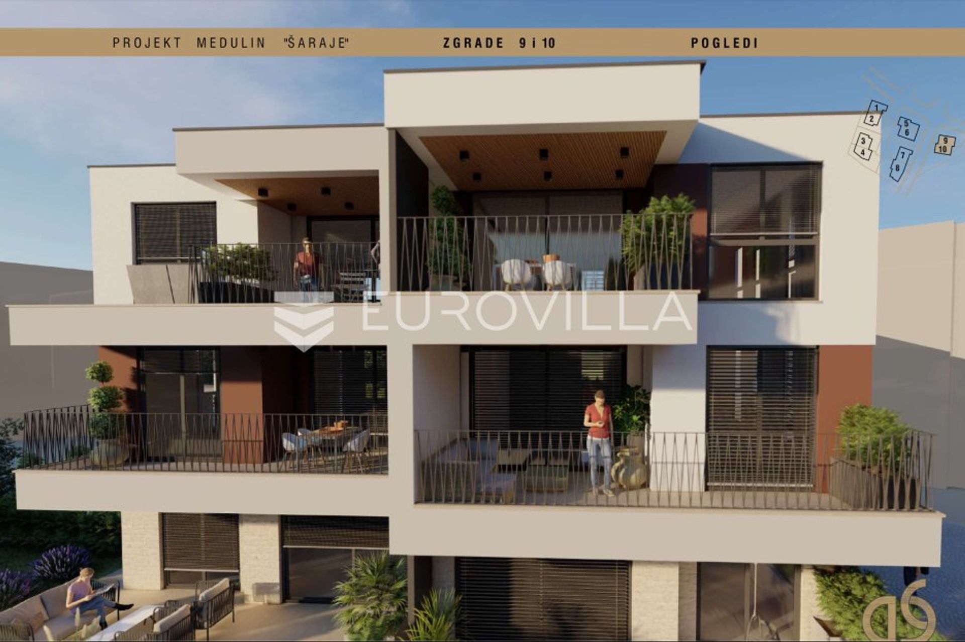 Condominio en Medulin, Istarska županija 12162494