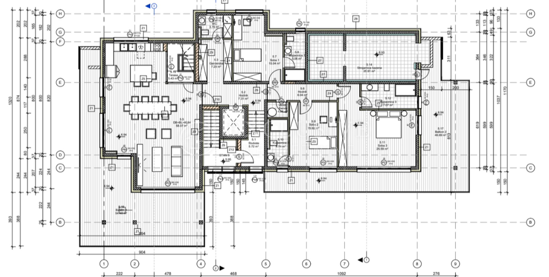 Condominium dans Touran, Primorsko-Goranska Zupanija 12167527