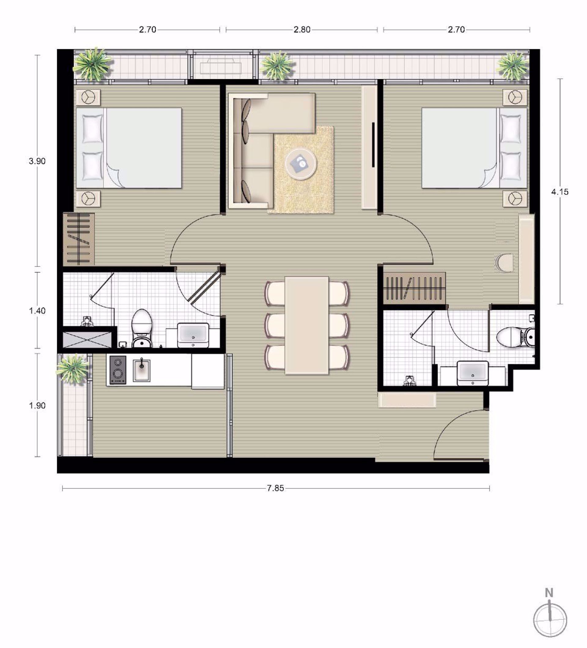 Kondominium w , Krung Thep Maha Nakhon 12209657