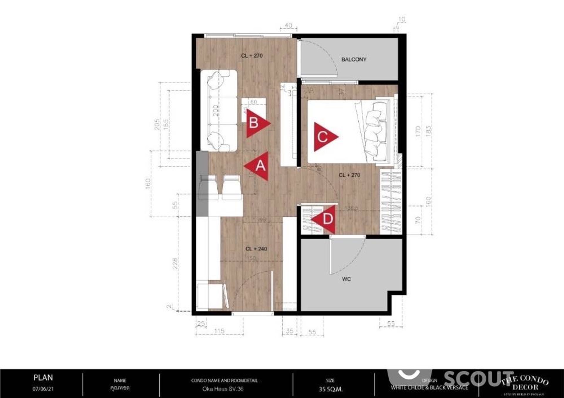 Kondominium w Khlong Toei, Krung Thep Maha Nakhon 12249472