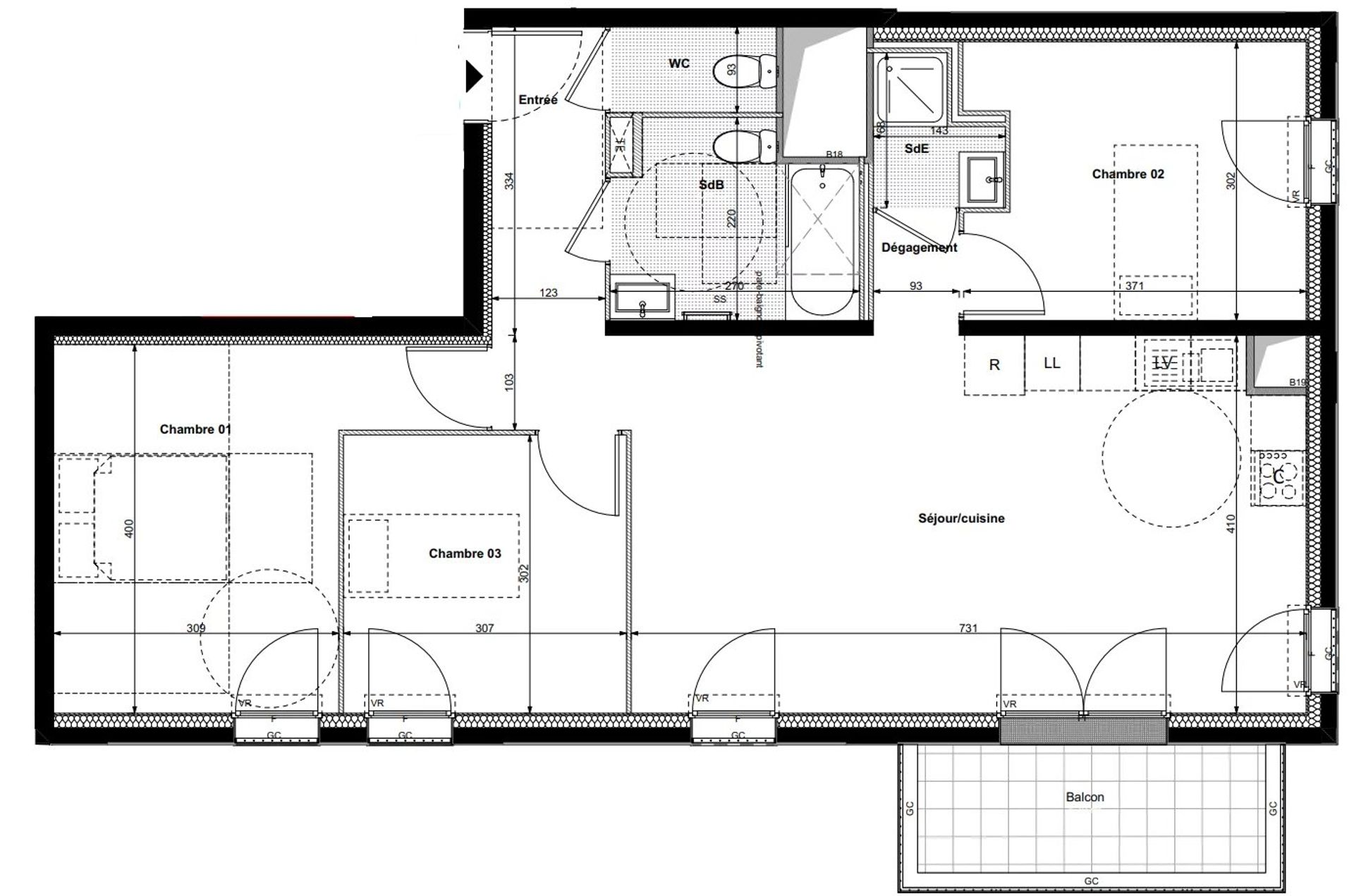 Kondominium dalam Sartrouville, Yvelines 12282219