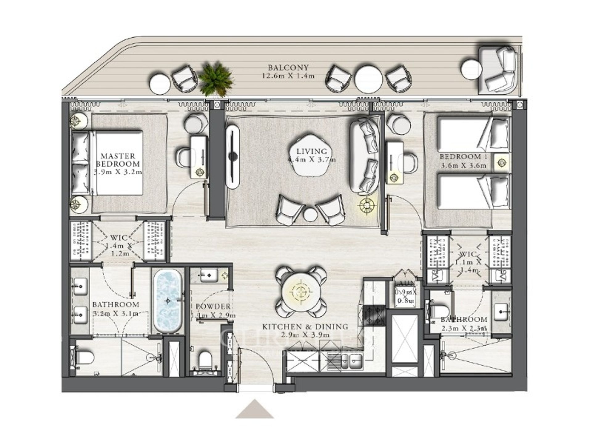 Condominium in Dubai, Dubai 12295346