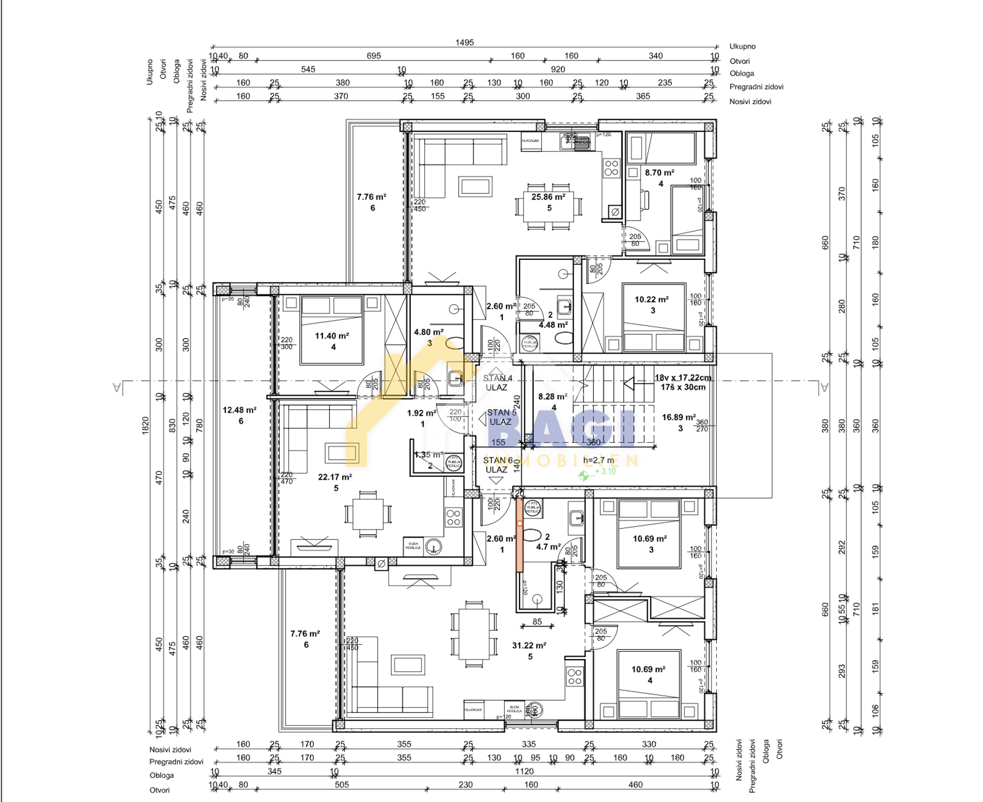 Condominium dans Žminj, Istria County 12330843