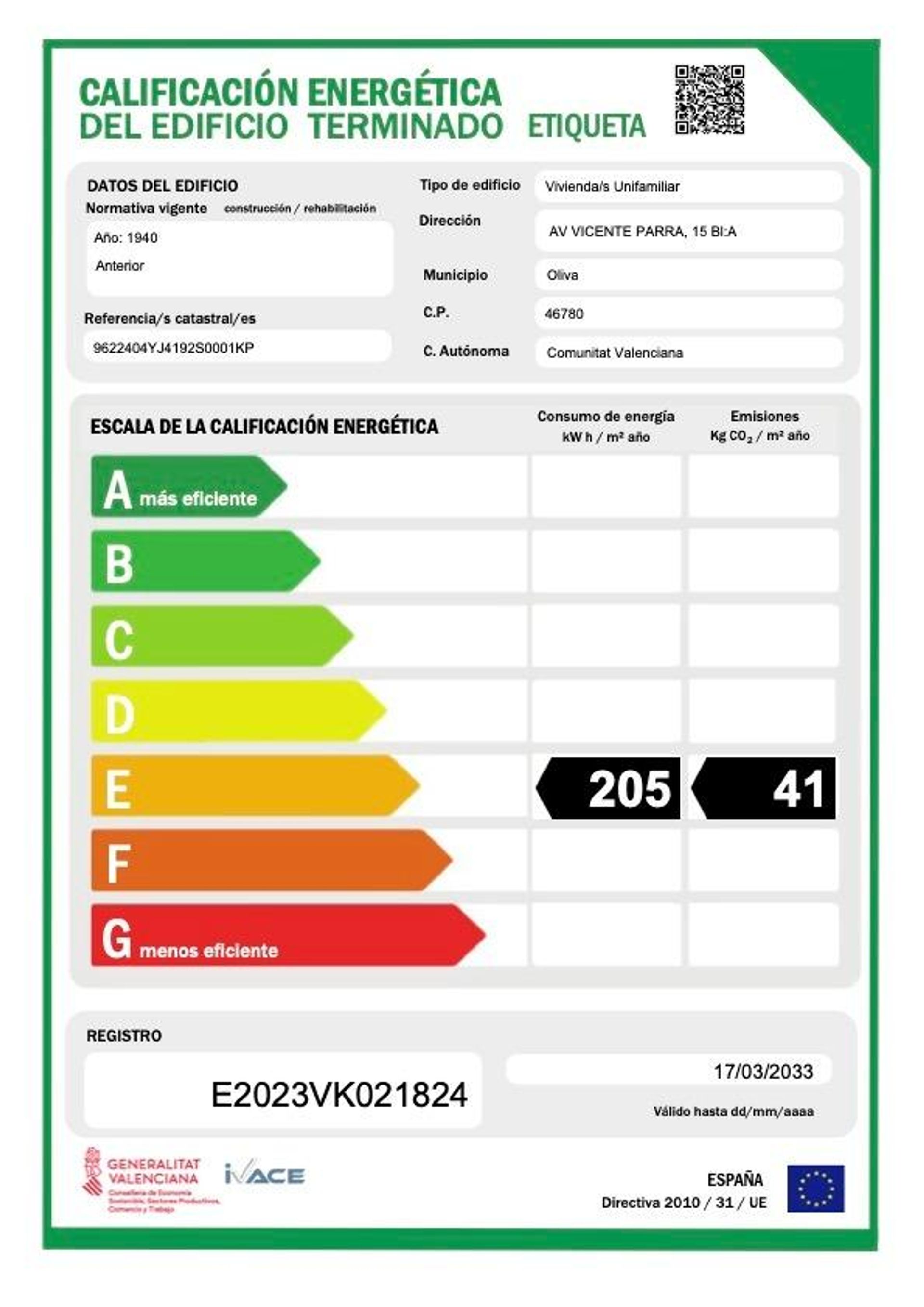 Andet i Oliva, Comunidad Valenciana 12334964