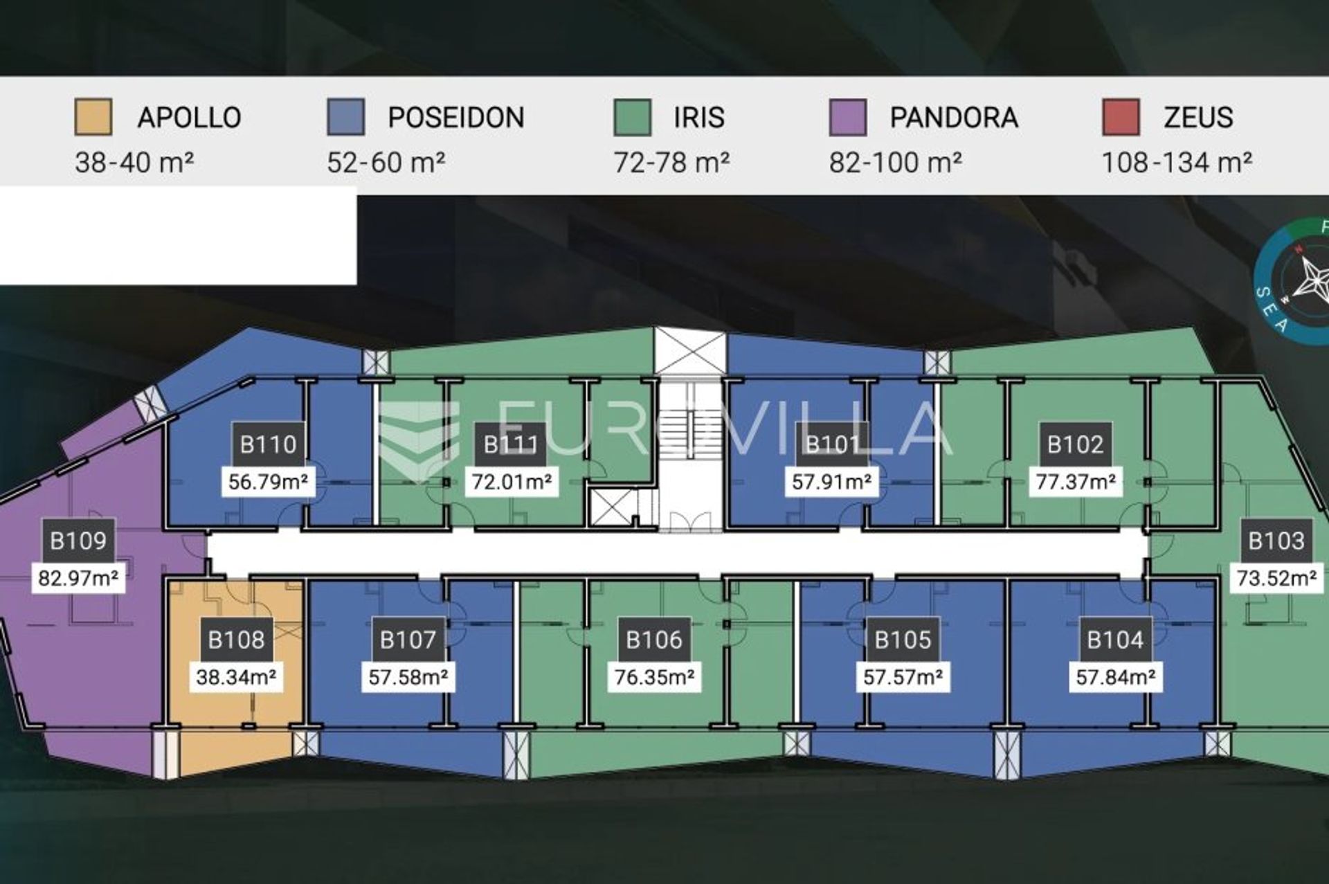 Kondominium w Poreč, Istarska županija 12335377