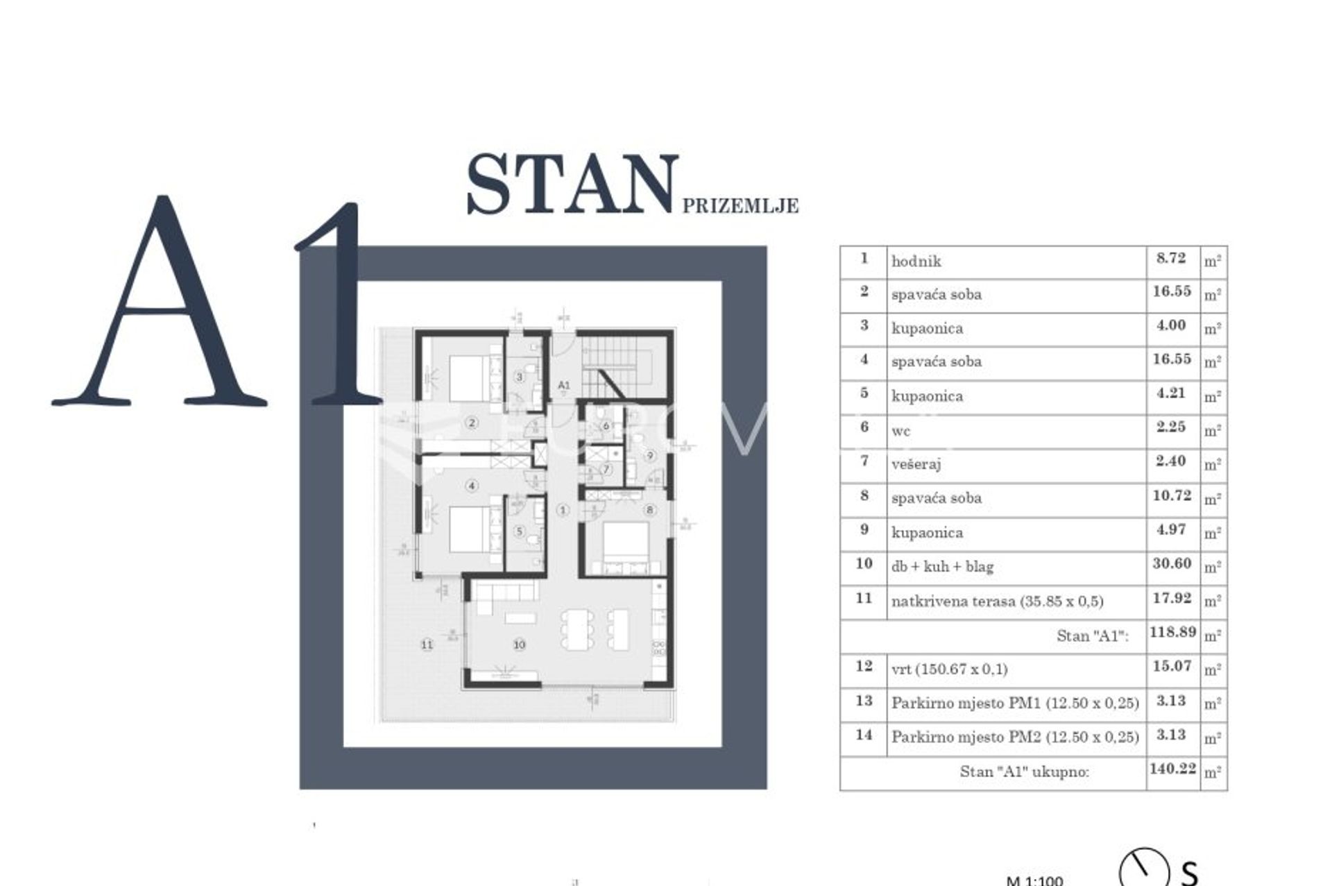 Condominio en Medulin, Istarska županija 12343385