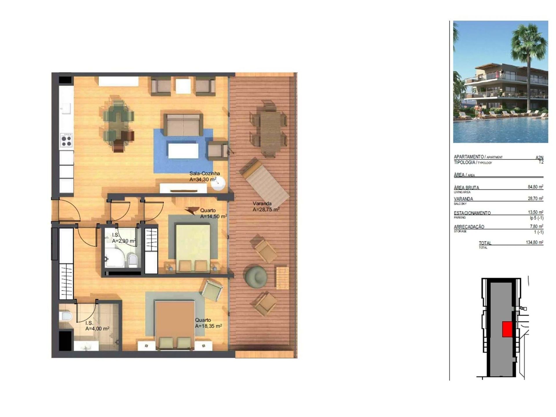 Kondominium dalam Alcochete, Setúbal 12350041