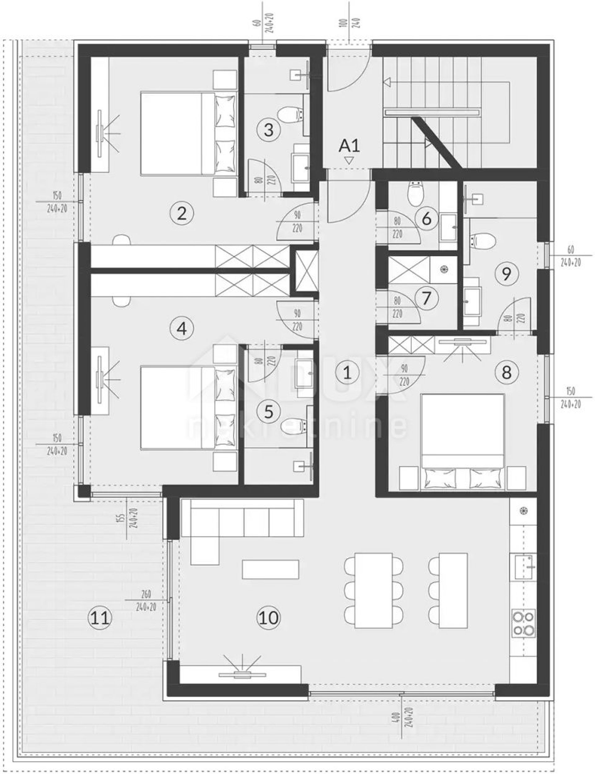 Condominium in Medulin, Istria County 12356497