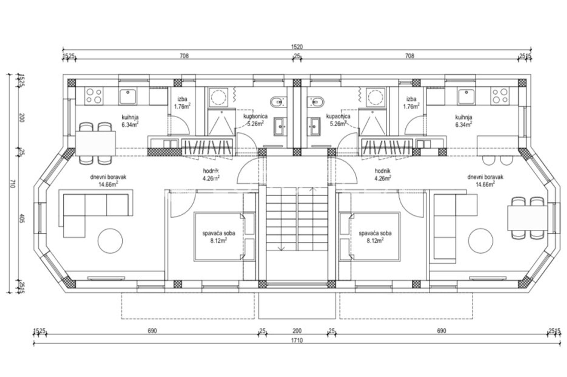 Kondominium w Zdalne, Zagrzeb, Grad 12363603