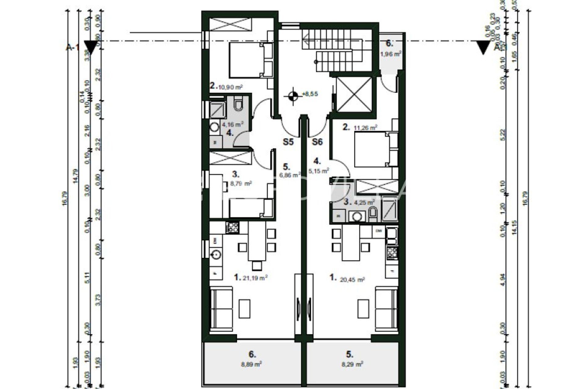 Condominio nel Makarska, Splitsko-dalmatinska županija 12372883