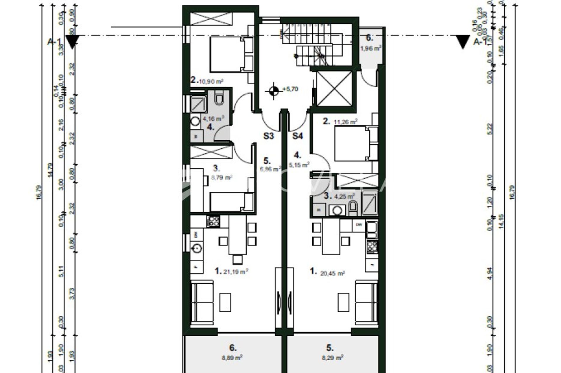 Condominio nel Makarska, Splitsko-dalmatinska županija 12372883