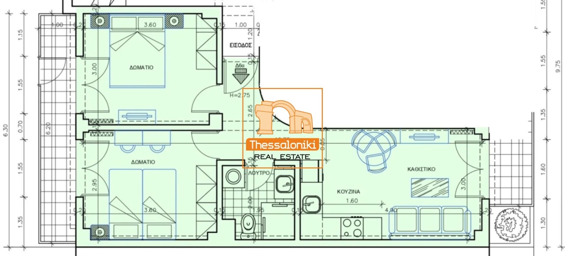 Kondominium dalam Thessaloniki,  12372964