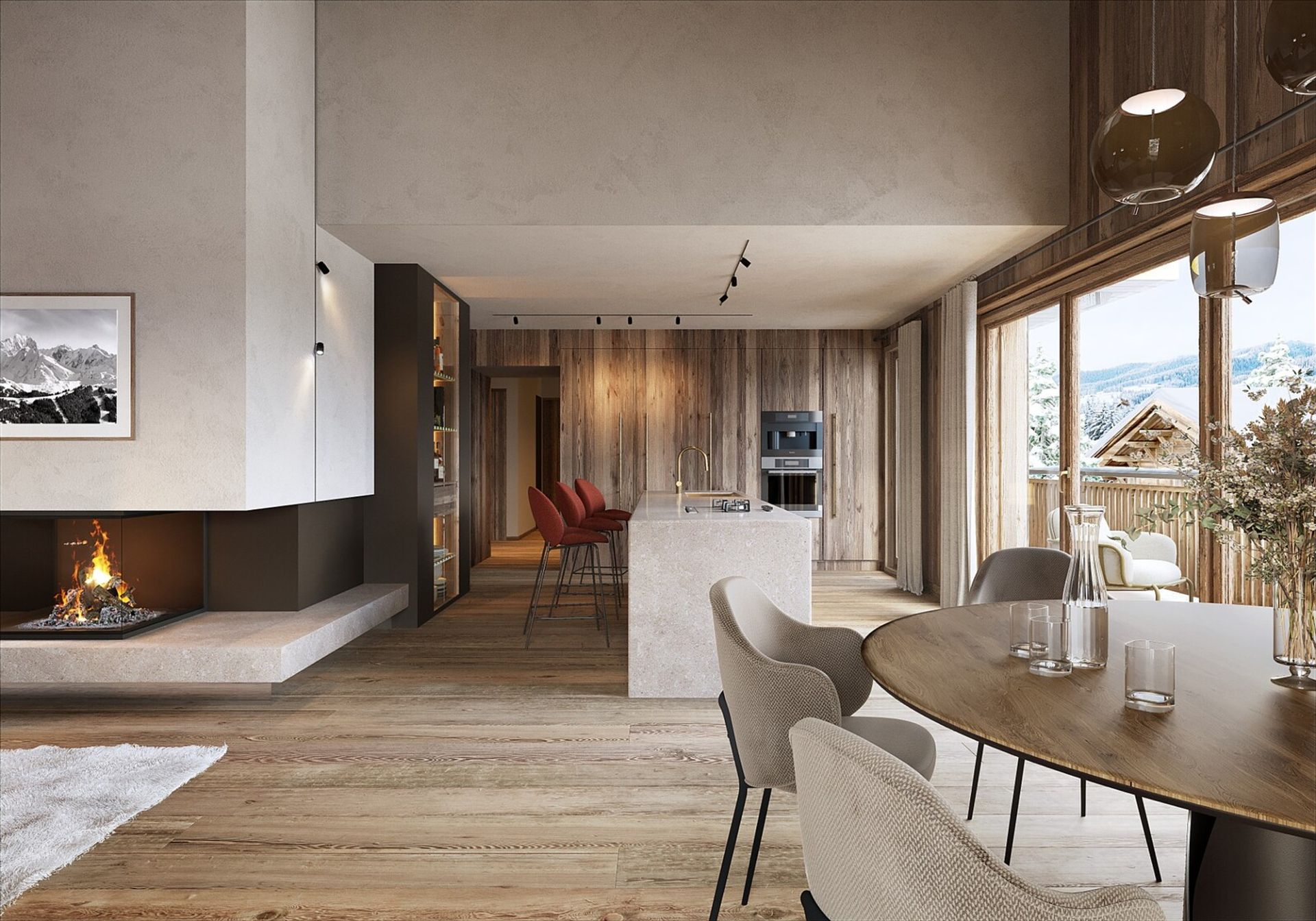 Condominio nel Megève, Auvergne-Rhône-Alpes 12380881