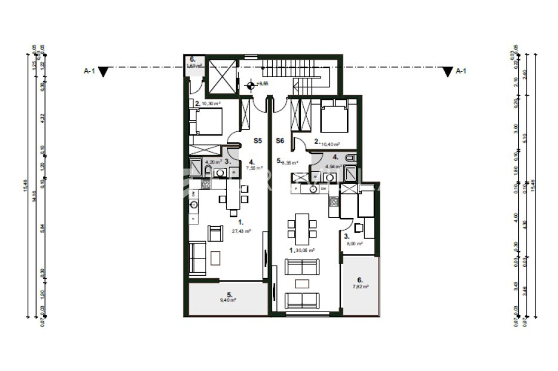 Condominium in Makarska, Splitsko-dalmatinska županija 12382033