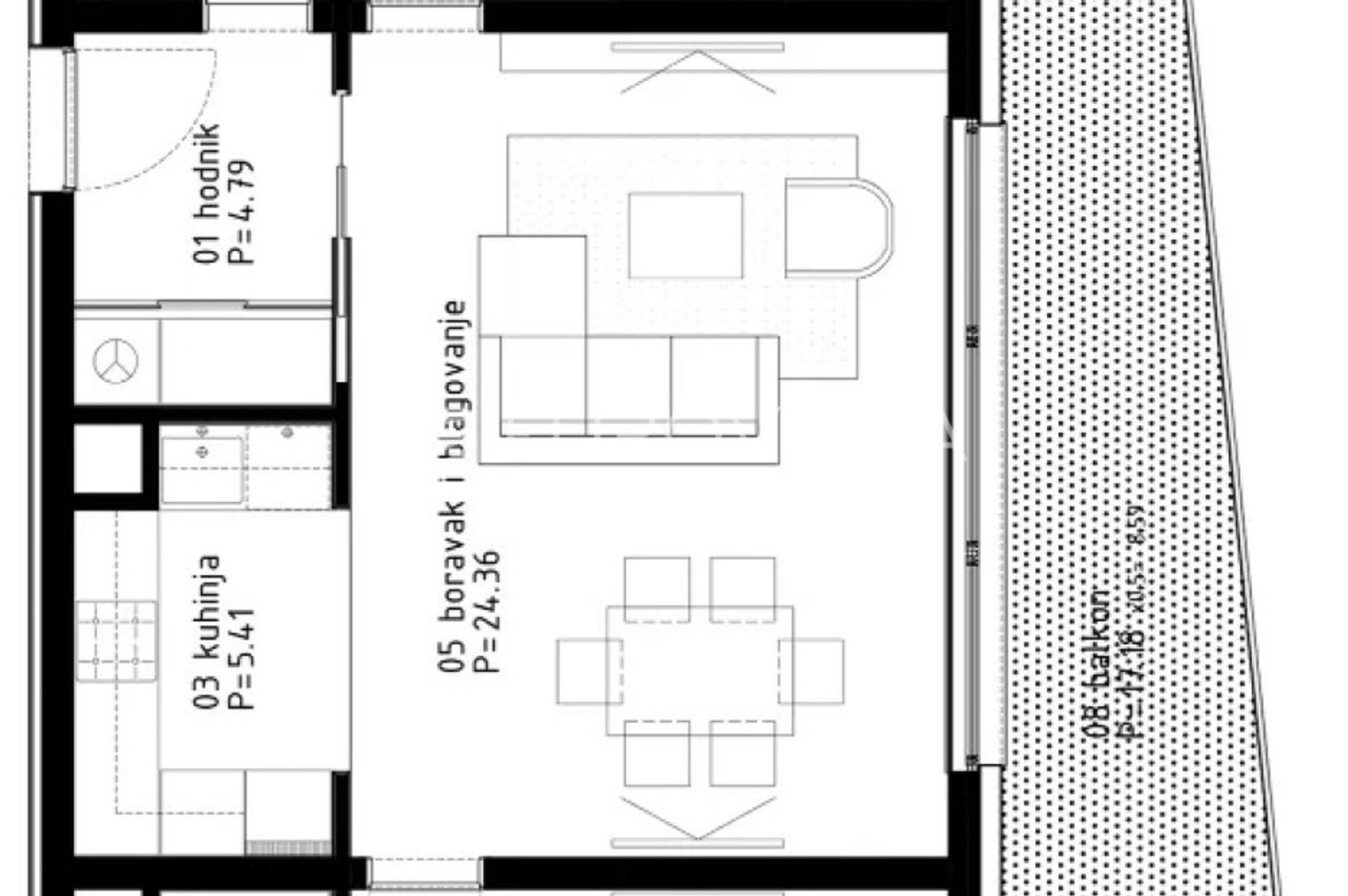 Kondominium dalam Poreč, Istarska županija 12383573