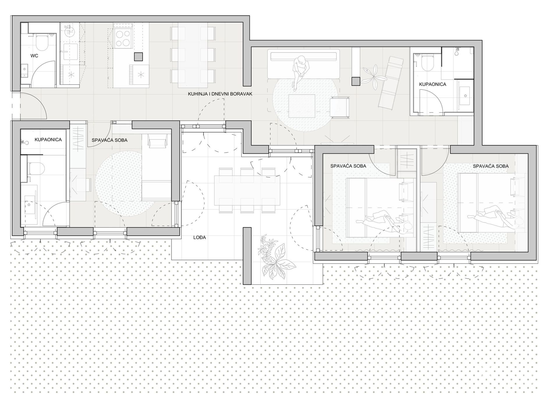 Condominium dans Sveti Filip i Jakov, Zadarska županija 12387688