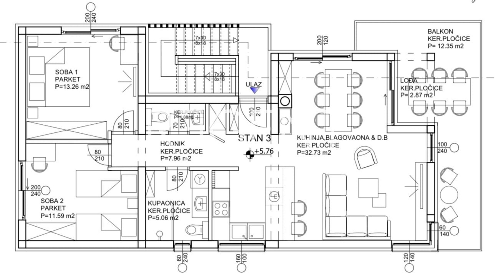 Condominio en Slatine, Splitsko-dalmatinska županija 12392433