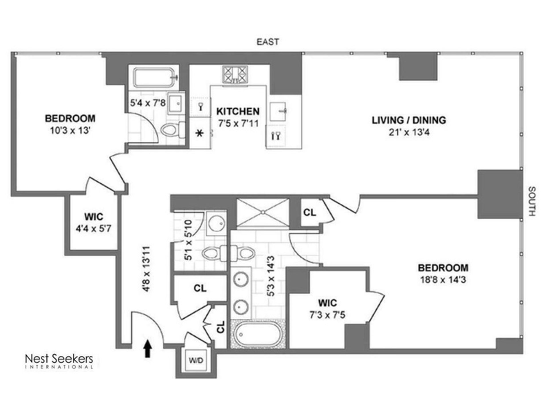 公寓 在 New York, New York 12398037