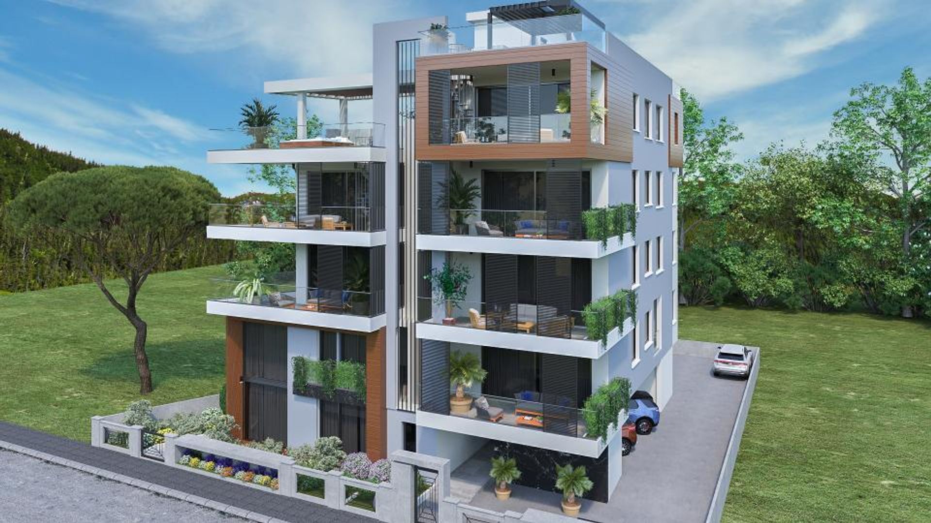 Condominium dans Agia Fylaxis, Lémésos 12409220