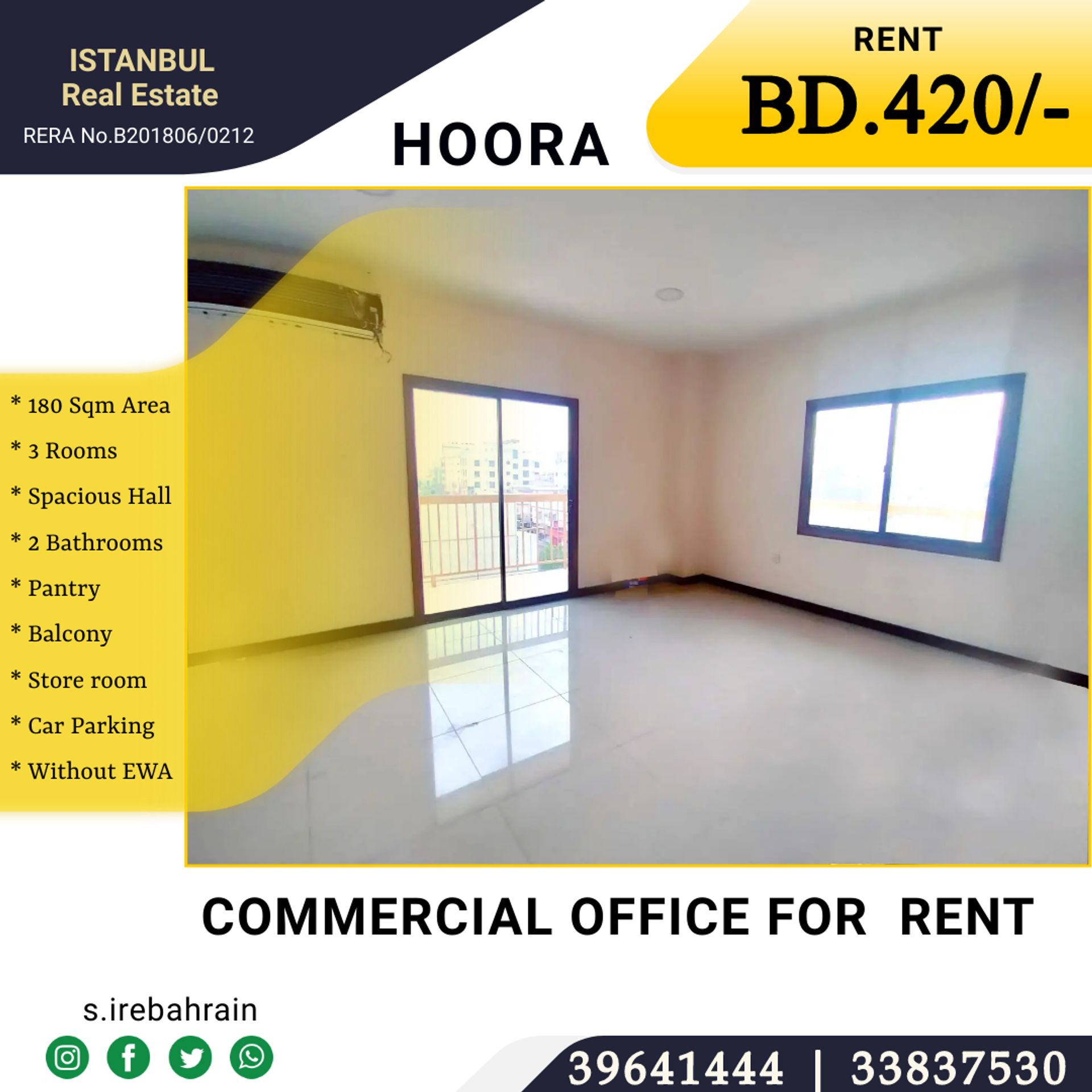 Büro im Manama, Al ‘Āşimah 12415272