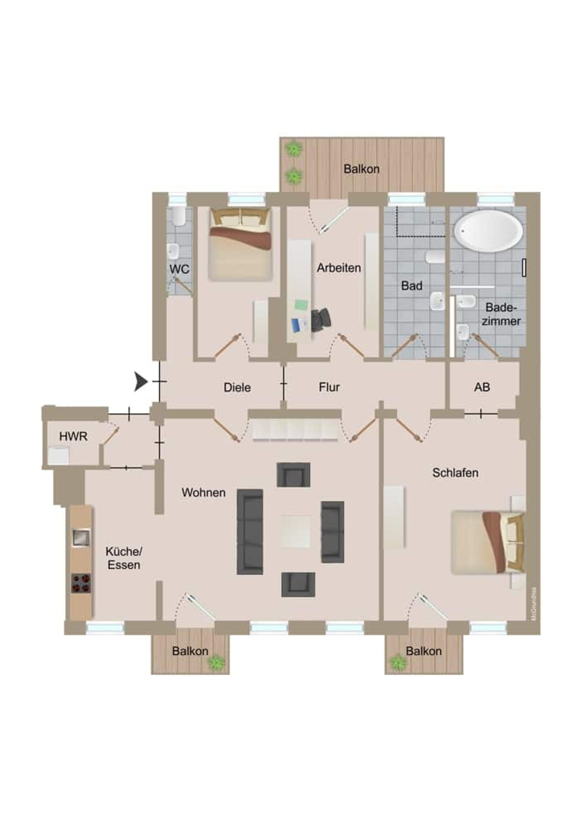 Condominium dans Berlin, Berlin 12419162