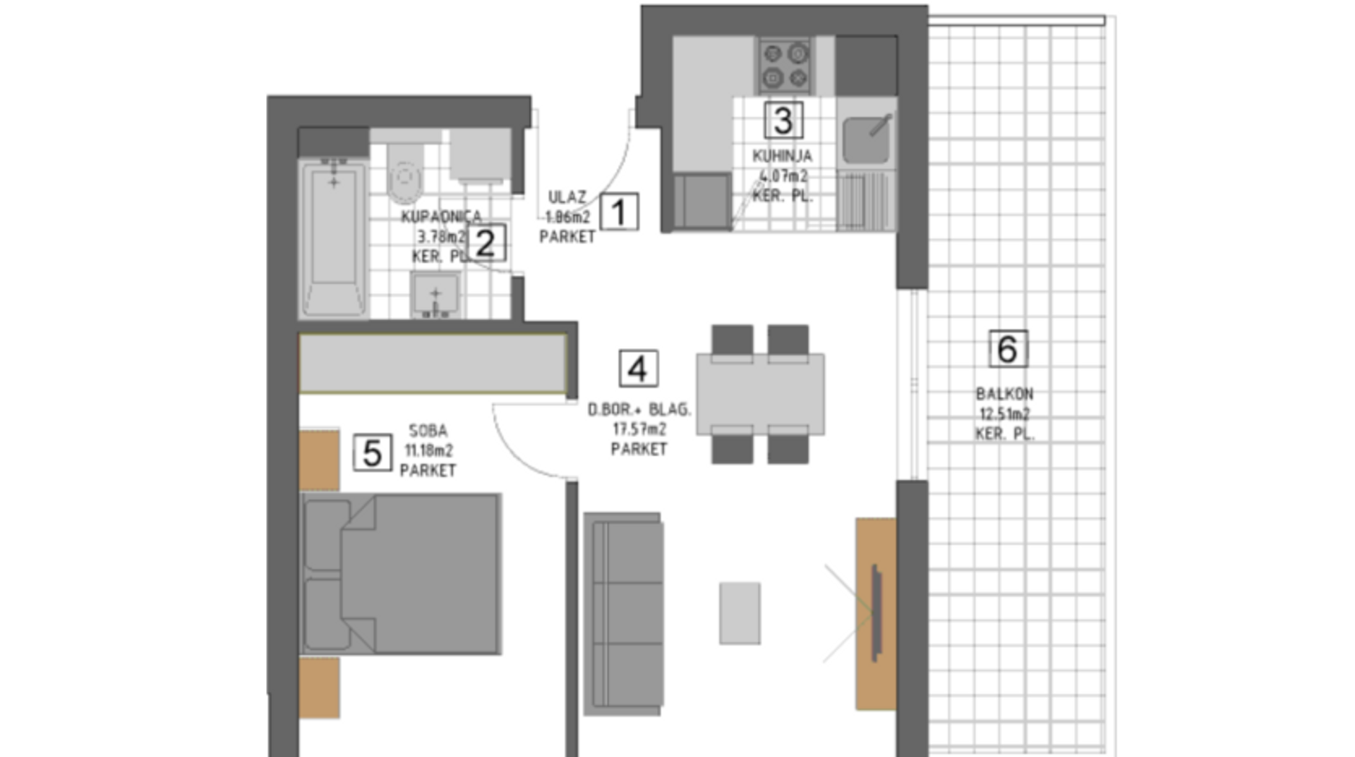 Kondominium dalam Zadar, Zadarska Zupanija 12454321