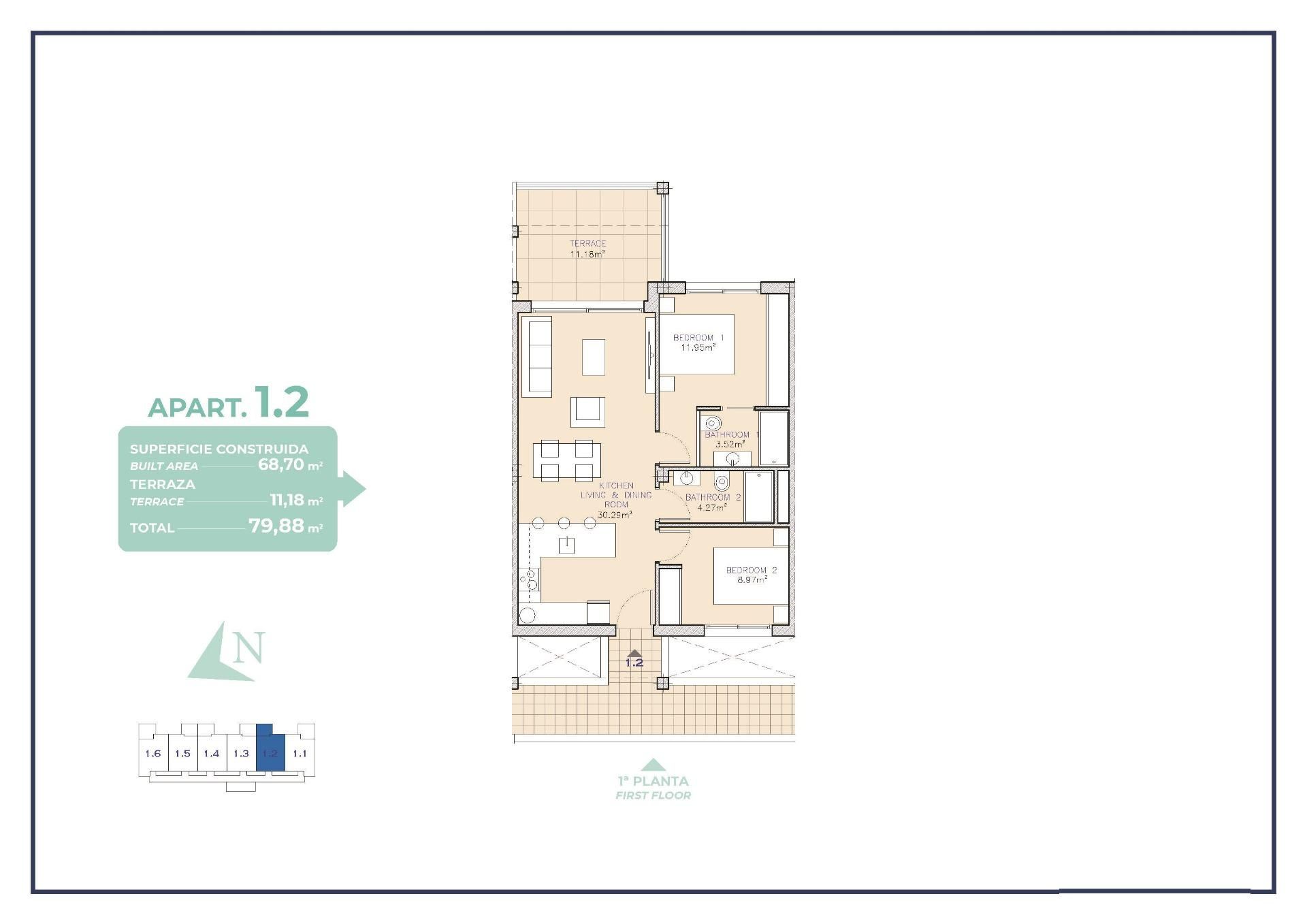 公寓 在 Los Alcázares, Región de Murcia 12454904