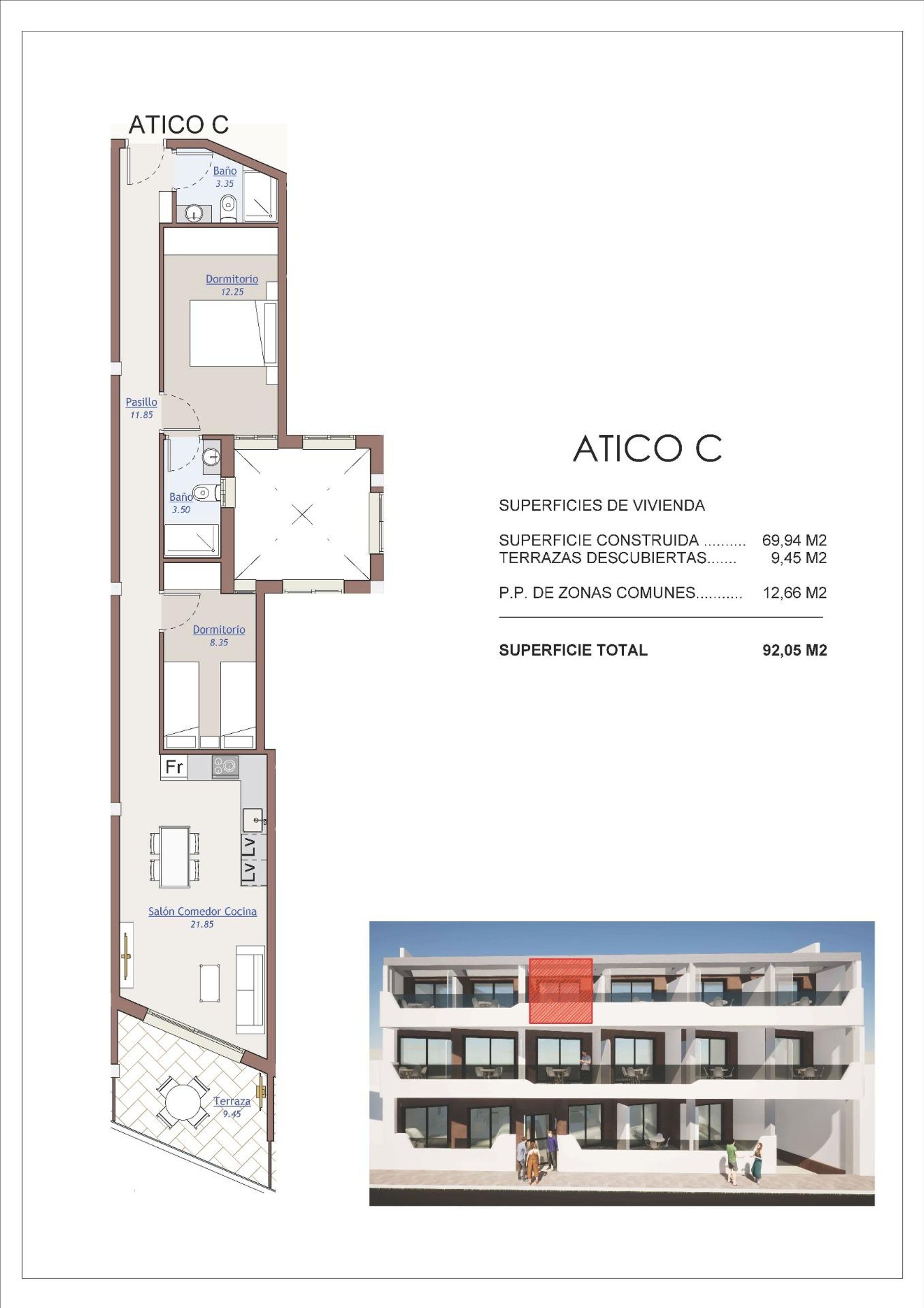 Kondominium dalam Torrevieja, Comunidad Valenciana 12455265