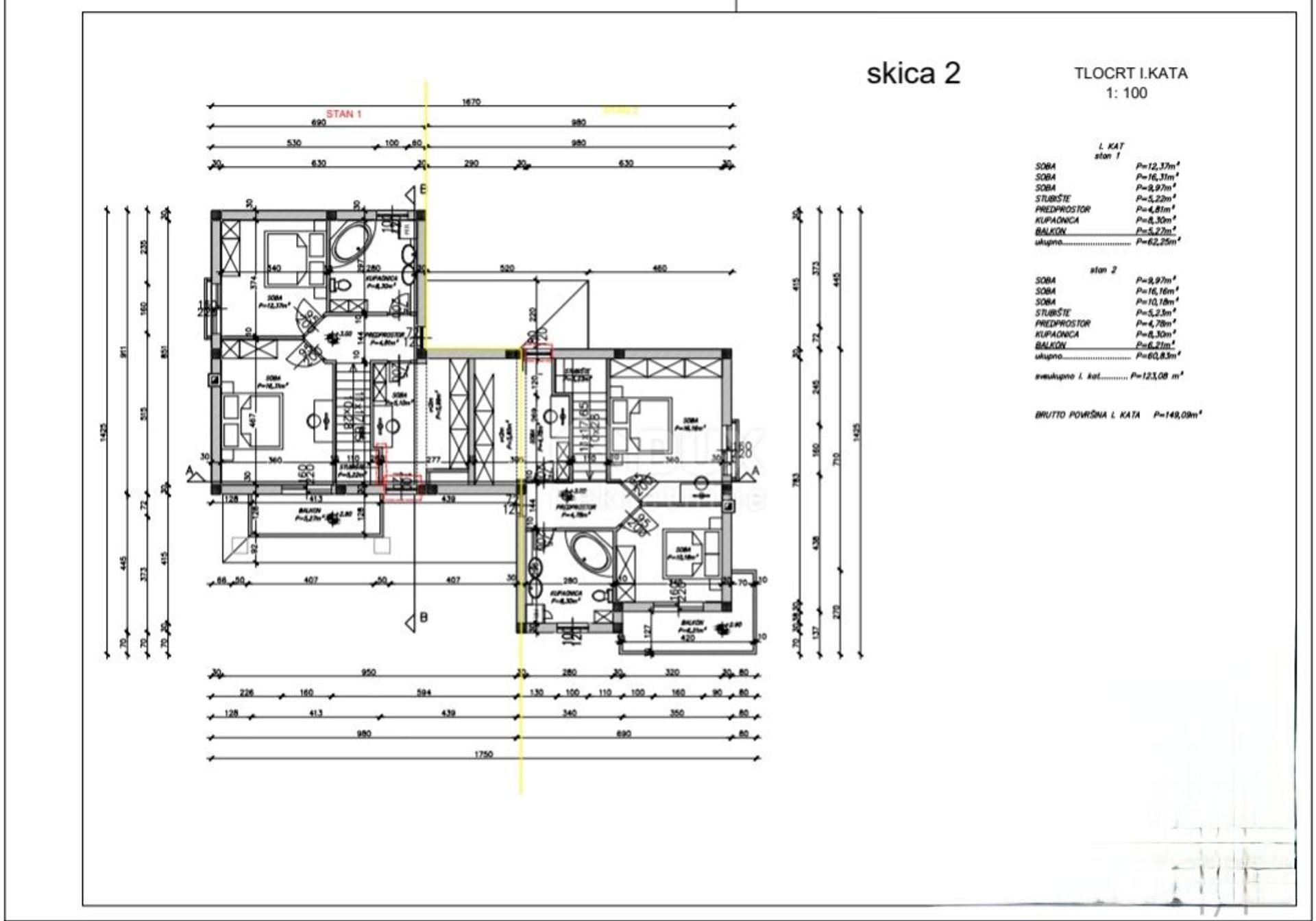 Condominium dans Mučići, Primorje-Gorski Kotar County 12488914