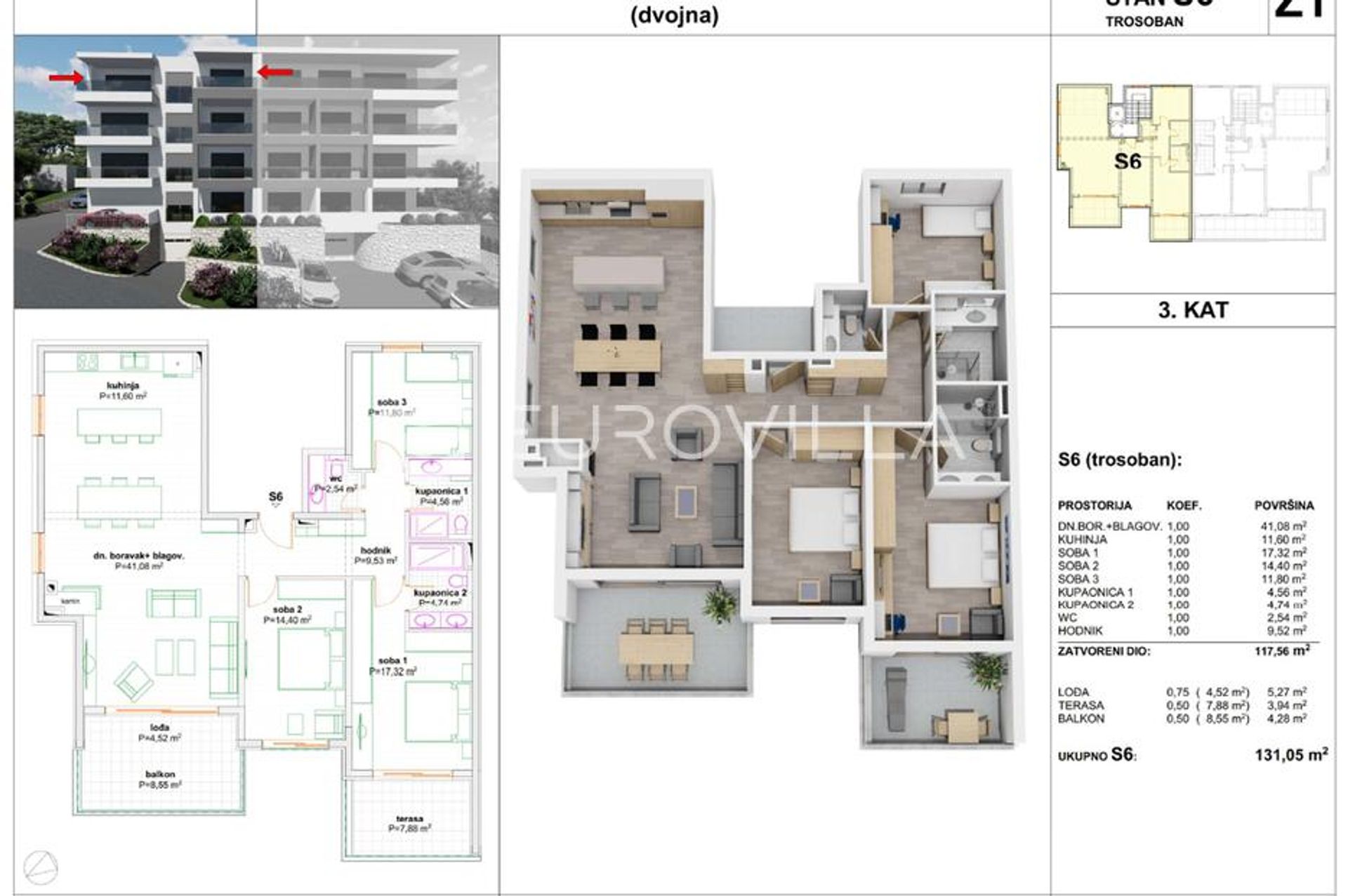 Condominium in Makarska, Splitsko-Dalmatinska Zupanija 12491327