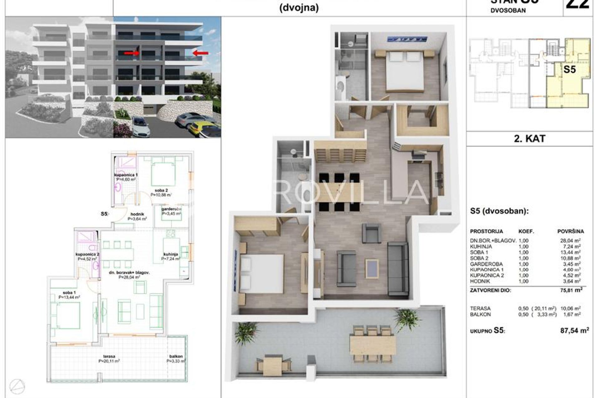 Condominium in Makarska, Splitsko-Dalmatinska Zupanija 12491328