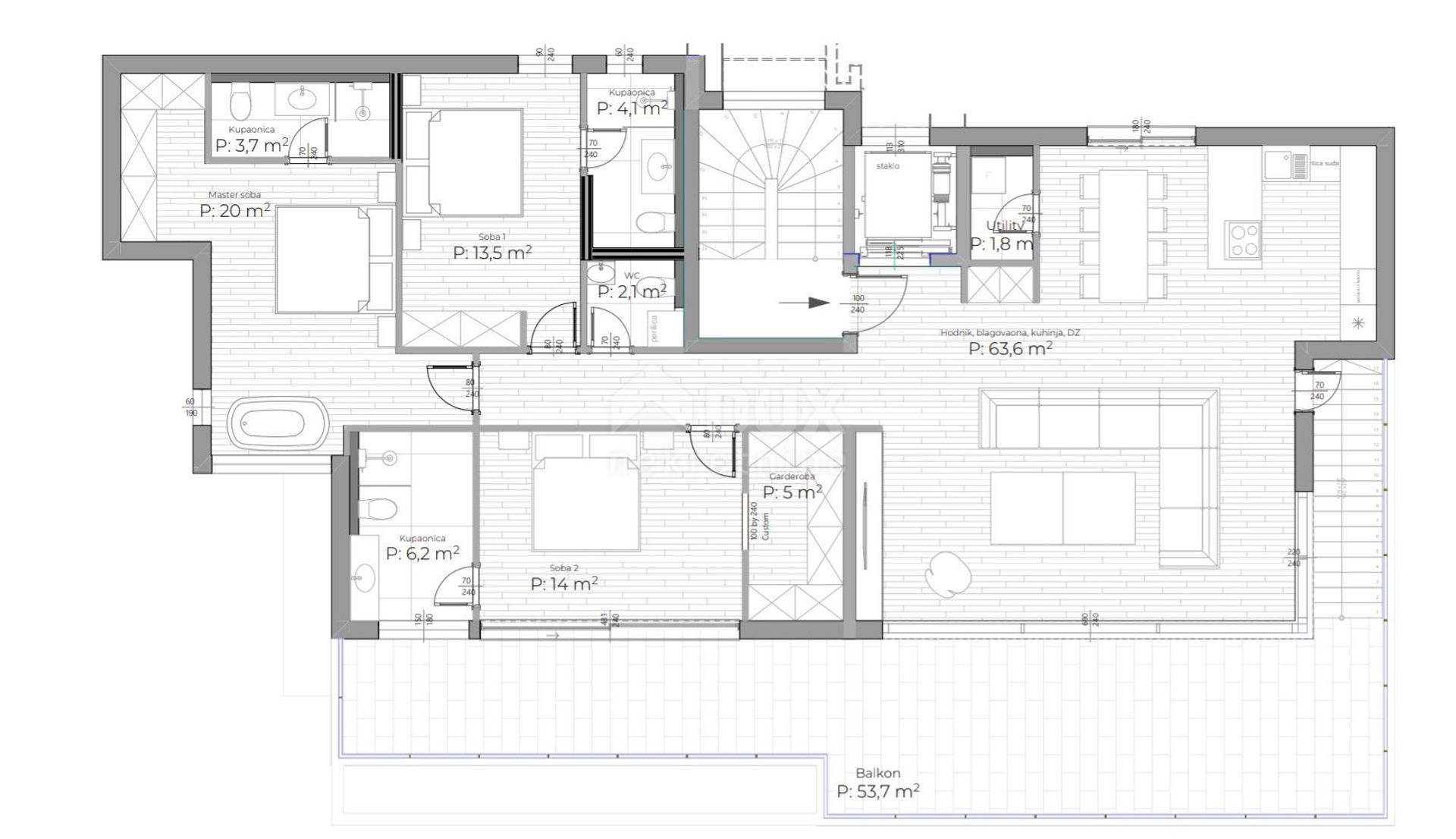 Condominium in Opatija, Primorje-Gorski Kotar County 12500593