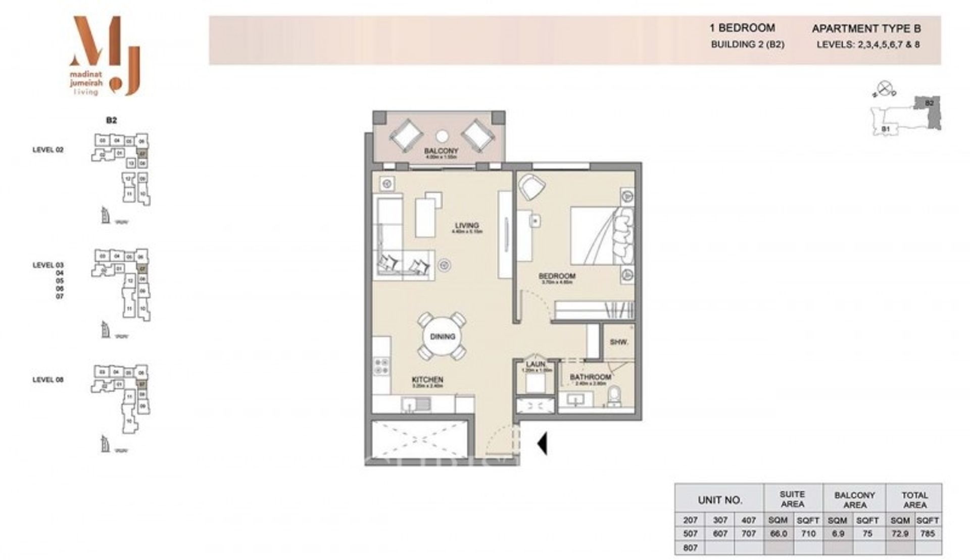 Kondominium w Dubai, Dubaj 12504418